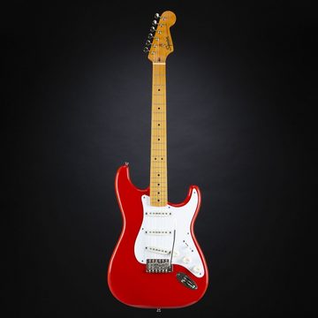Squier E-Gitarre, E-Gitarren, ST-Modelle, Classic Vibe '50s Stratocaster MN Fiesta Red - E-Gitarre