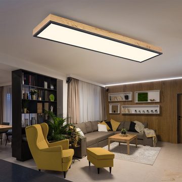 etc-shop LED Deckenleuchte, LED-Leuchtmittel fest verbaut, Warmweiß, Deckenleuchte Designleuchte Deckenlampe Wohnzimmerleuchte Küche
