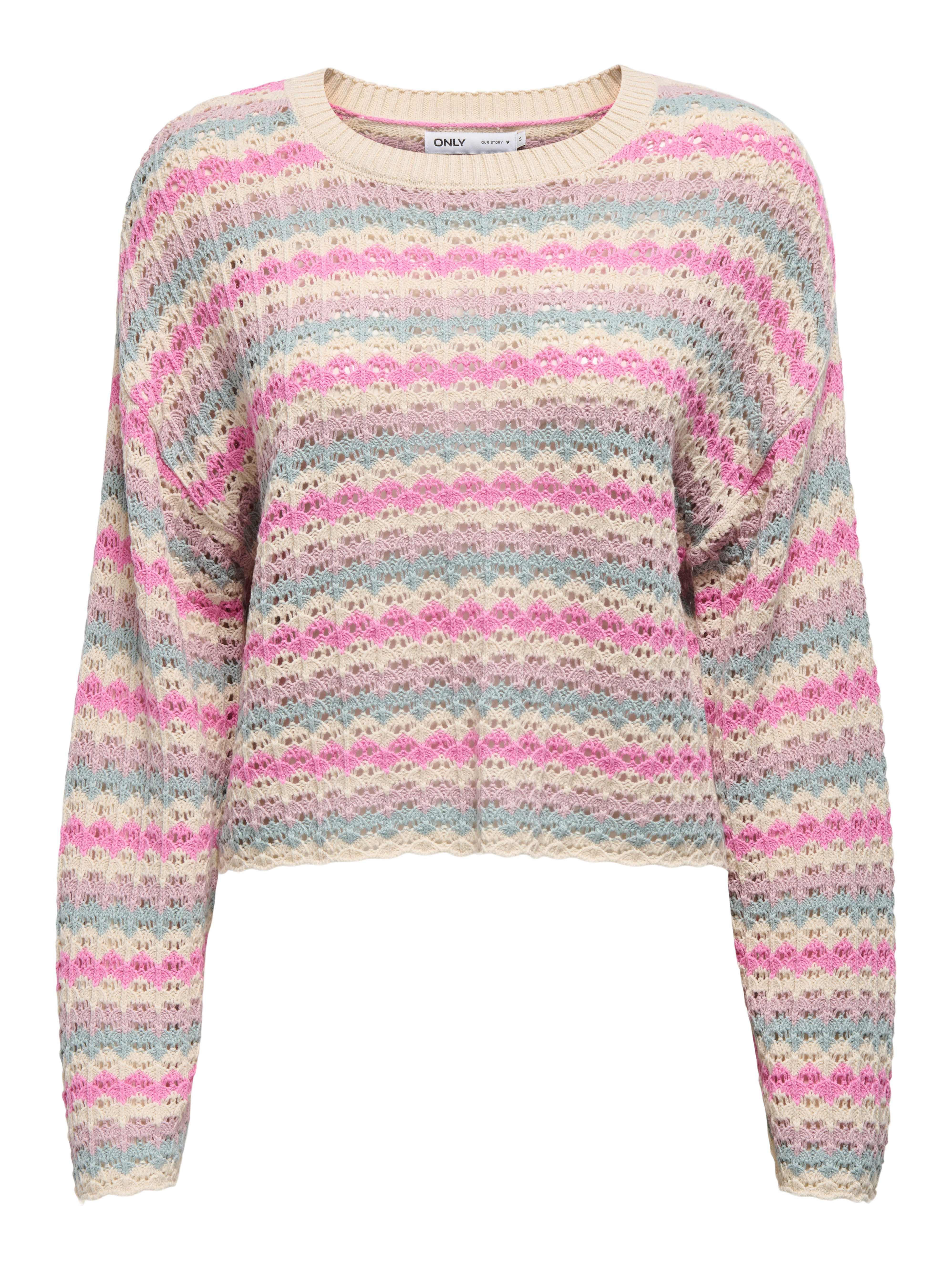 Strickpullover ONLASA LS SHORT O-NECK CC KNT