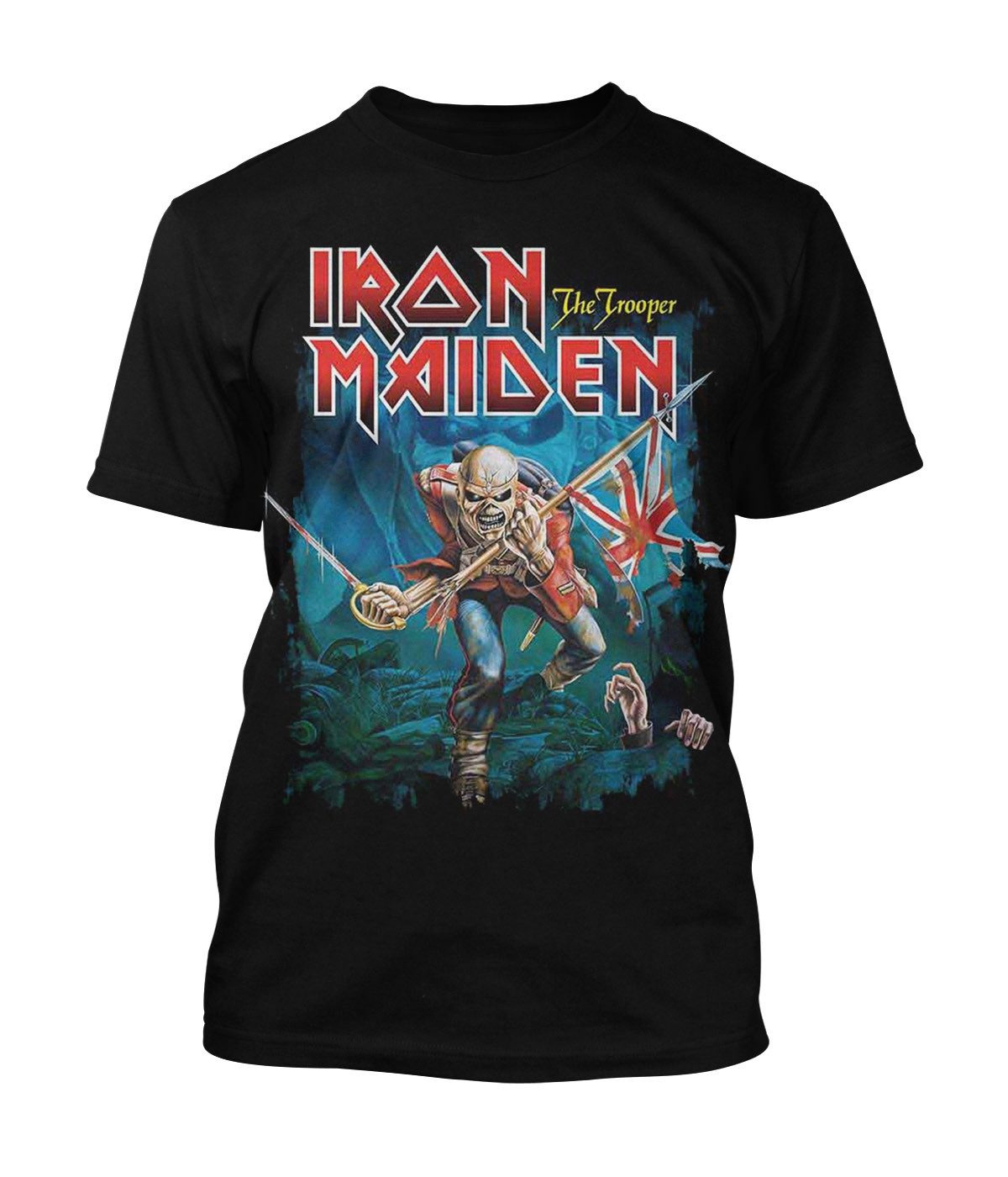 Iron Maiden T-Shirt Trooper Eddie Large Eyes