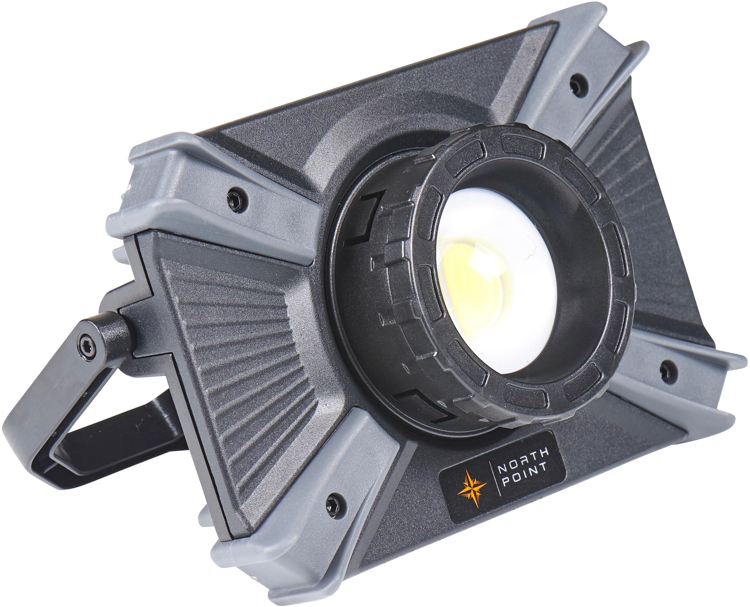 Northpoint LED Arbeitsleuchte Akku Baustrahler Arbeitsleuchte 2200mAh Akku Powerbank Funktion