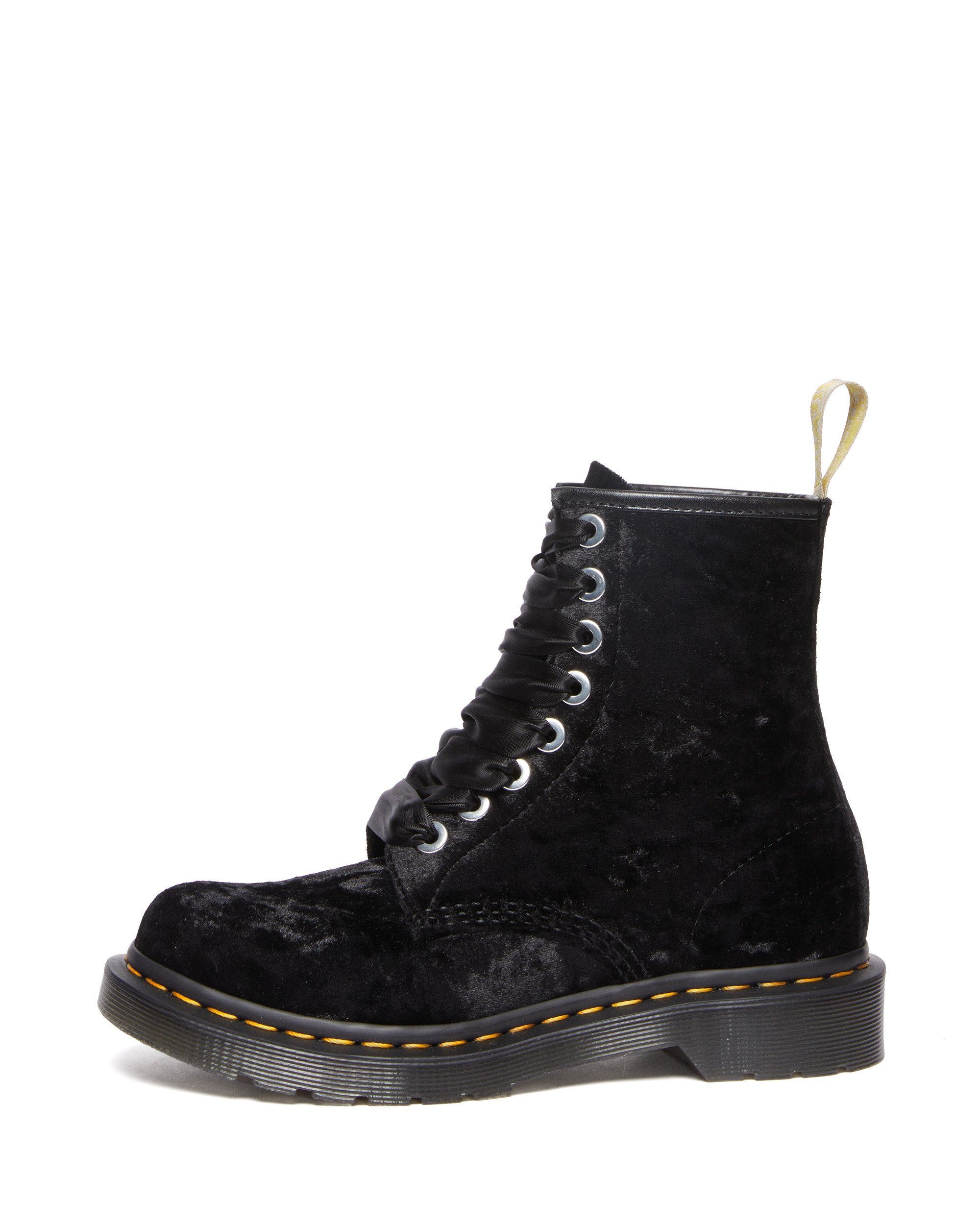 1460 Vegan velvet Ankleboots
