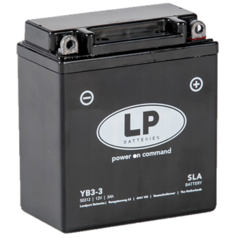 Batterie AGM SLA 12V 3Ah für Motorrad Startbatterie MS LB3-3 Bleiakkus