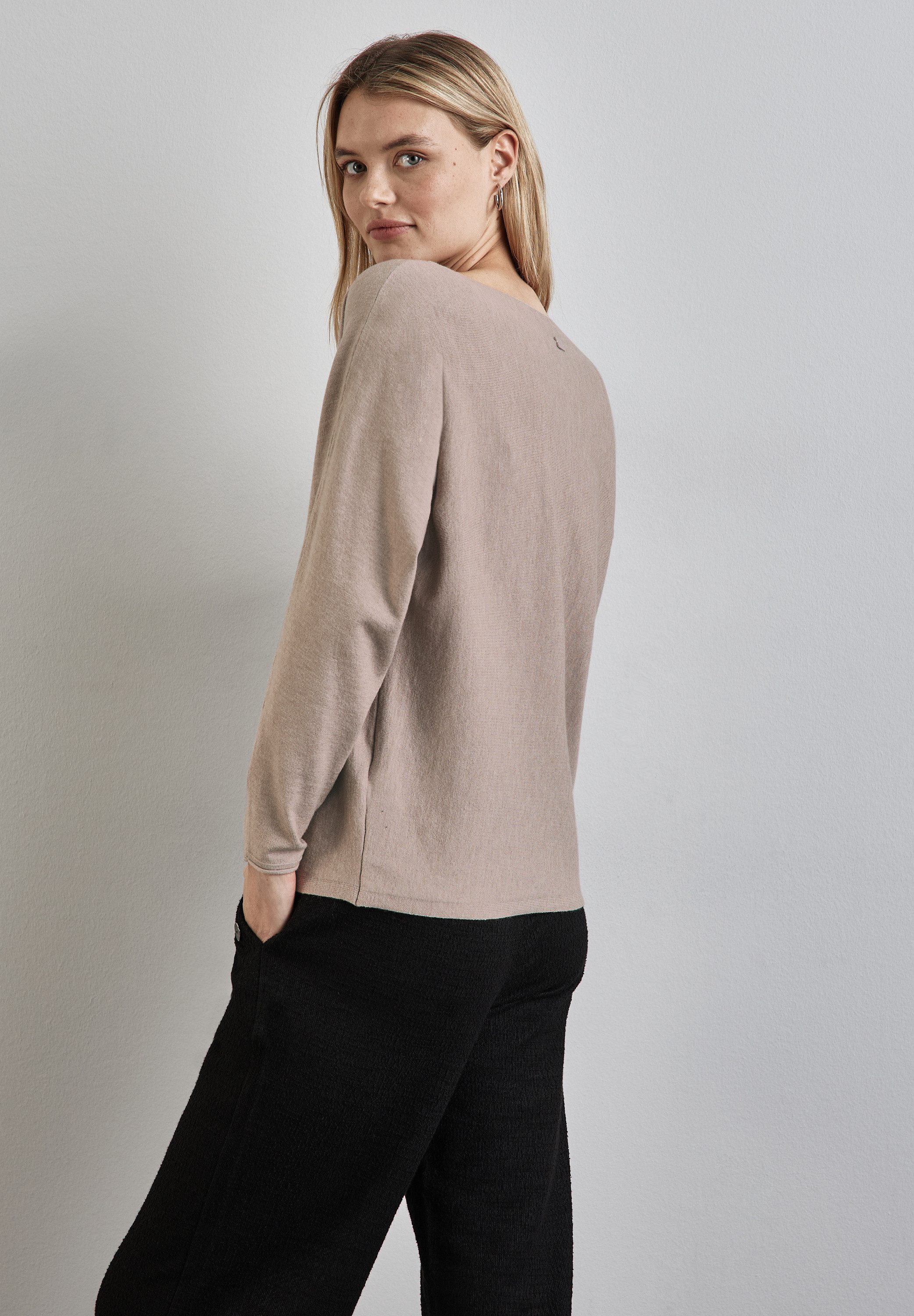 STREET ONE Strickpullover im Dolman-Stil, mit günstig online kaufen