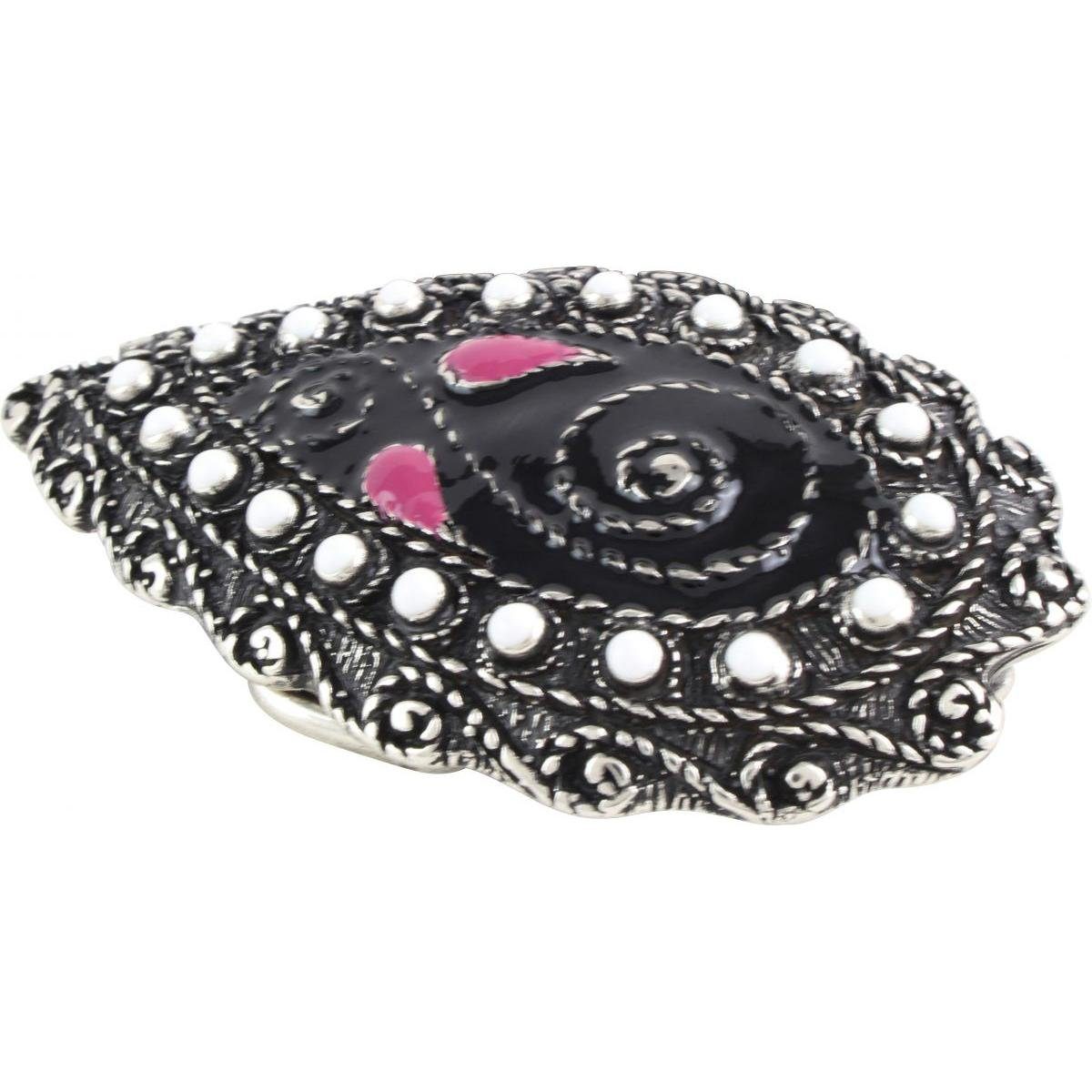 BELTINGER Gürtelschnalle Muschel 4,0 cm - Buckle Wechselschließe Schnecke Gürtelschließe 40mm - (1-St)