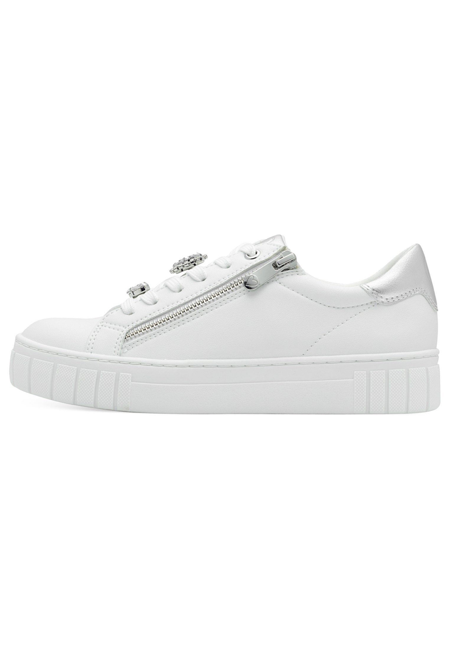 MARCO TOZZI 2-23702-44 191 White Silver Sneaker