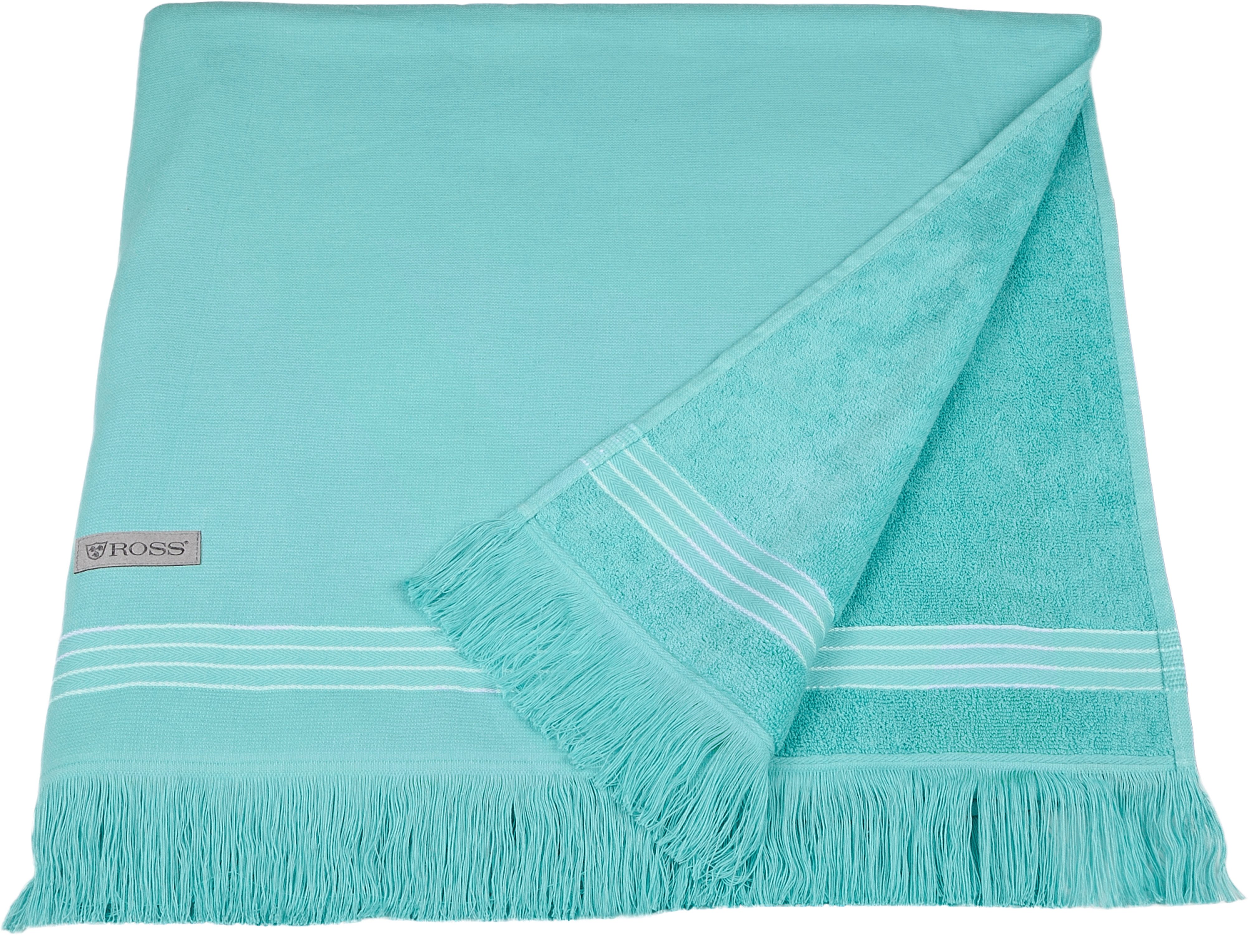 ROSS Hamamtuch Hamam, Hamam Frottier (Packung, 1-St), idealer Begleiter für Strand, Sauna oder Wellnessbereich