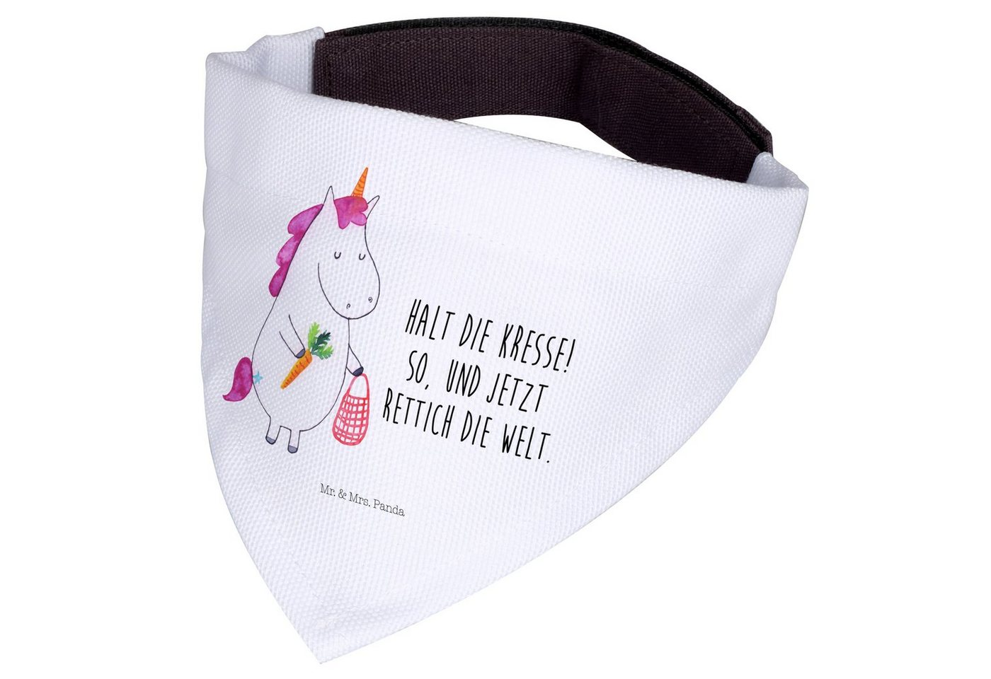 Thumbnail - Mr. & Mrs. Panda Hundefliege Einhorn Gemüse - Weiß - Geschenk, Tuch, Einhörner, Unicorn, Einhorn D, Polyester, Einzigart...