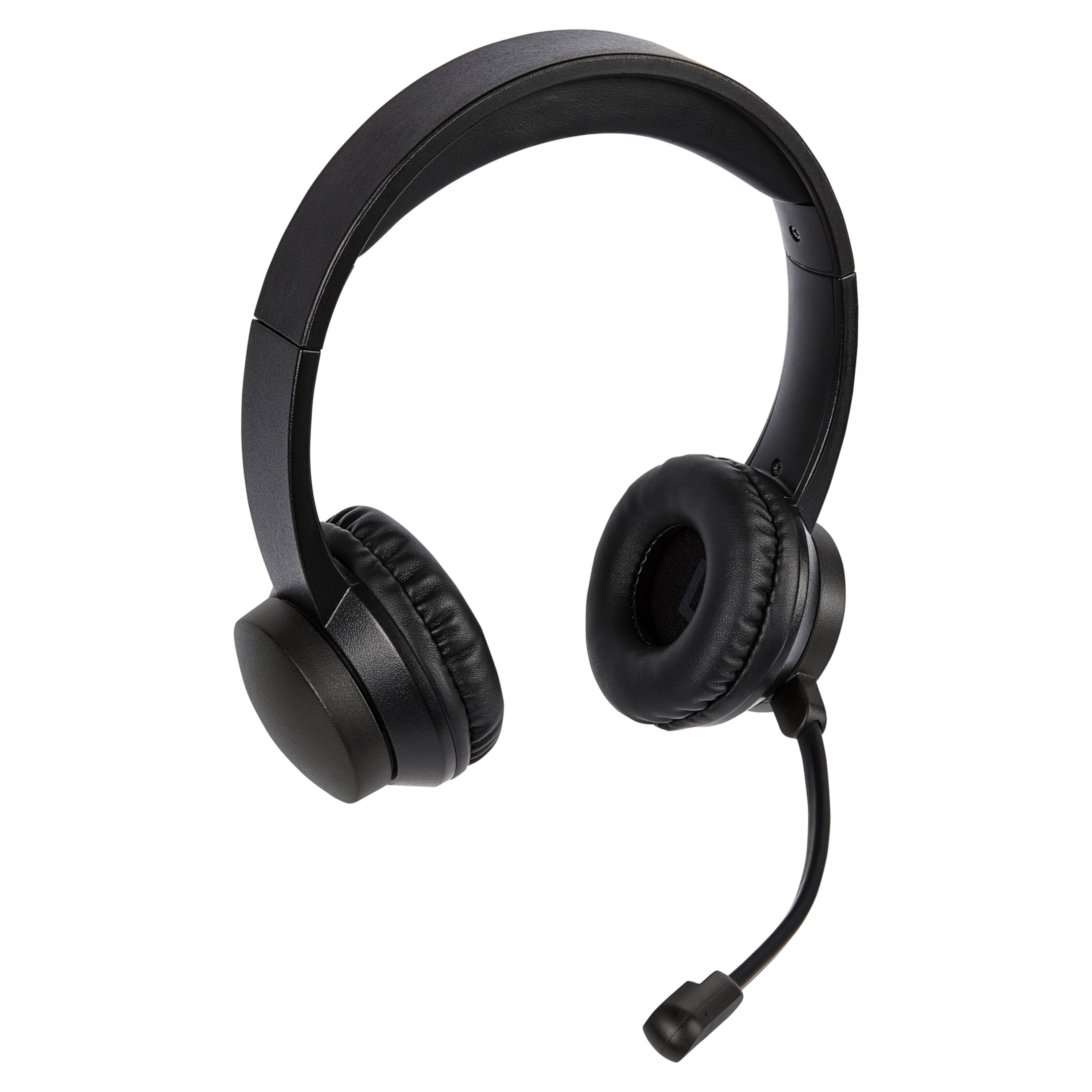 Ergonomisch, Medion® Stereo E83265 USB Mikrofon, Kopfhörer (EIN/AUS-Schalter, Plug&Play Lautstärkeregler Funktionstasten, Lautstärkeregler, Integriertes MD43265) Headset Erweiterte black