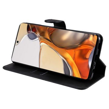 König Design Handyhülle Xiaomi Mi 11T / 11T Pro, Schutzhülle Schutztasche Case Cover Etuis Wallet Klapptasche Bookstyle