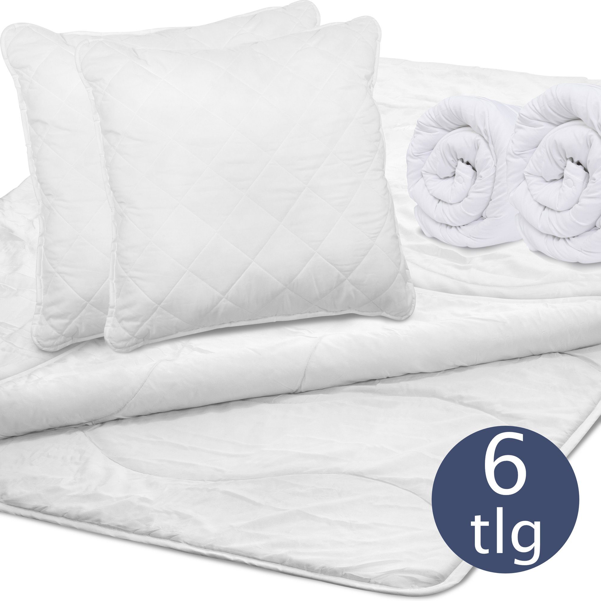 bonsport 4-Jahreszeitenbett + Kunstfaserkissen 4-Jahreszeiten Bettdecke günstig online kaufen