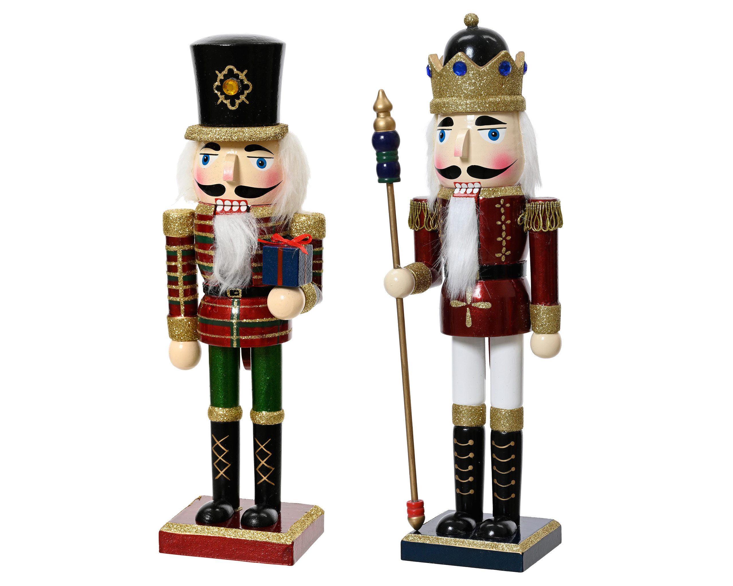 Kaemingk Nussknacker, Nussknacker Figur 25cm Holz 1 Stück sortiert