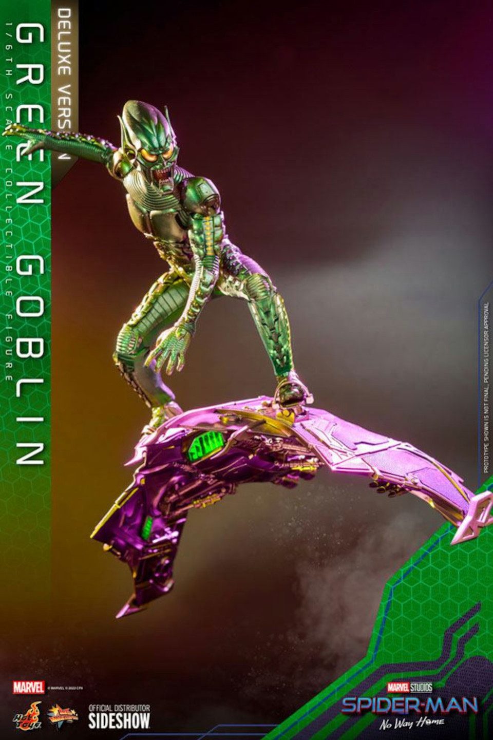 Hot Toys Actionfigur Hot Toys Spider-Man: No Way Home MMP Green Goblin Actionfigur DLX
