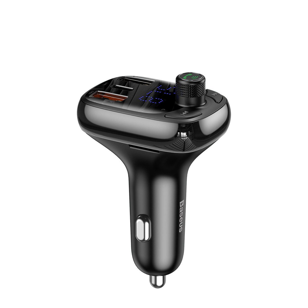 Baseus Bluetooth-Sender / Autoladegerät S-13 – Schwarz Auto-Adapter