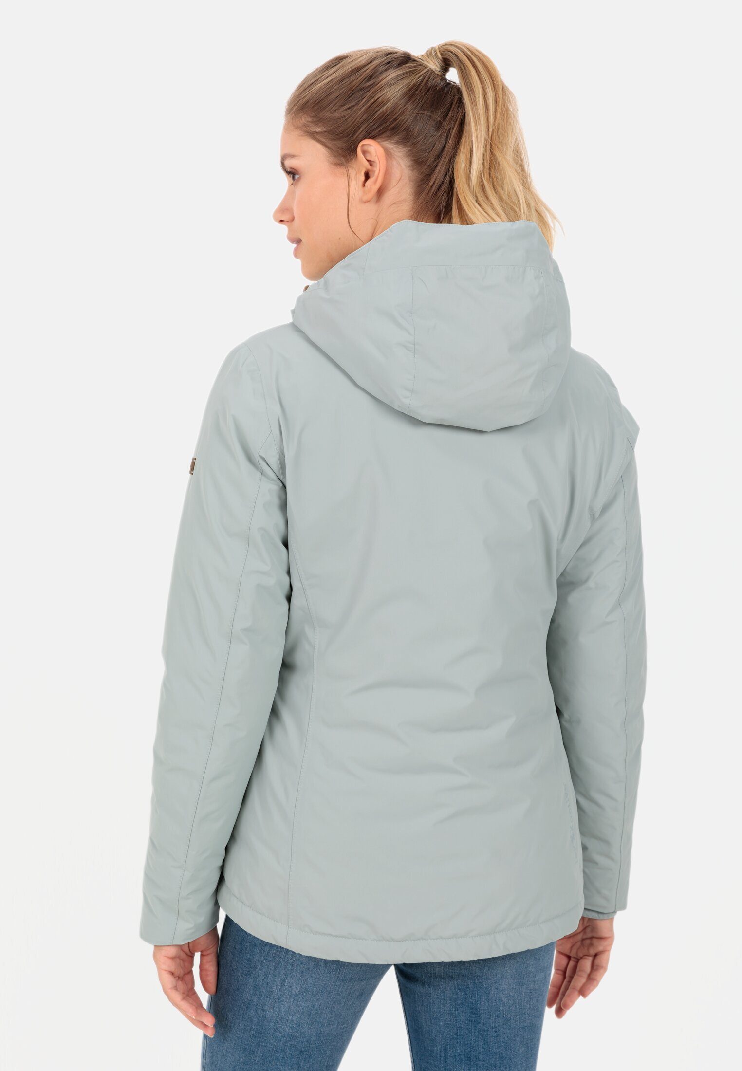 camel active Funktionsjacke aus recyceltem Polyester Langarm Kapuze Reflektierende Details