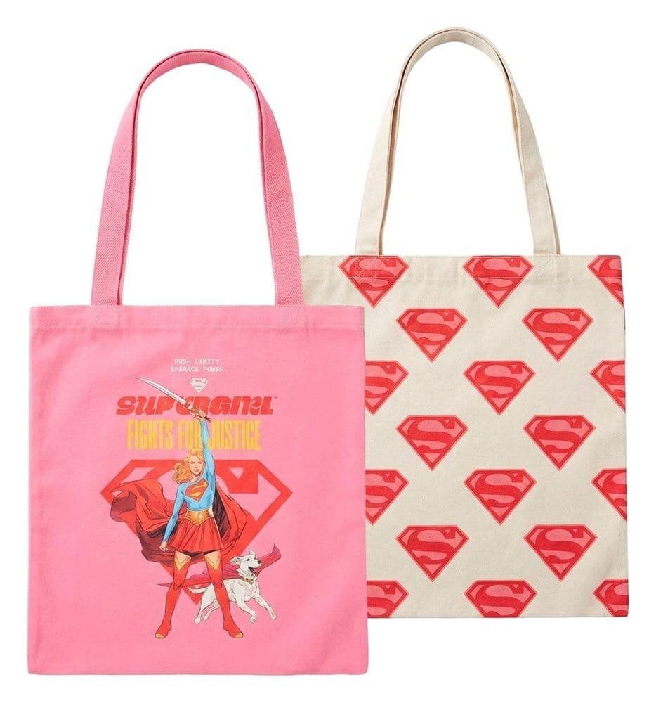 Cerda Tragetasche DC Comics Tragetaschen 2er-Pack Superman Supergirl