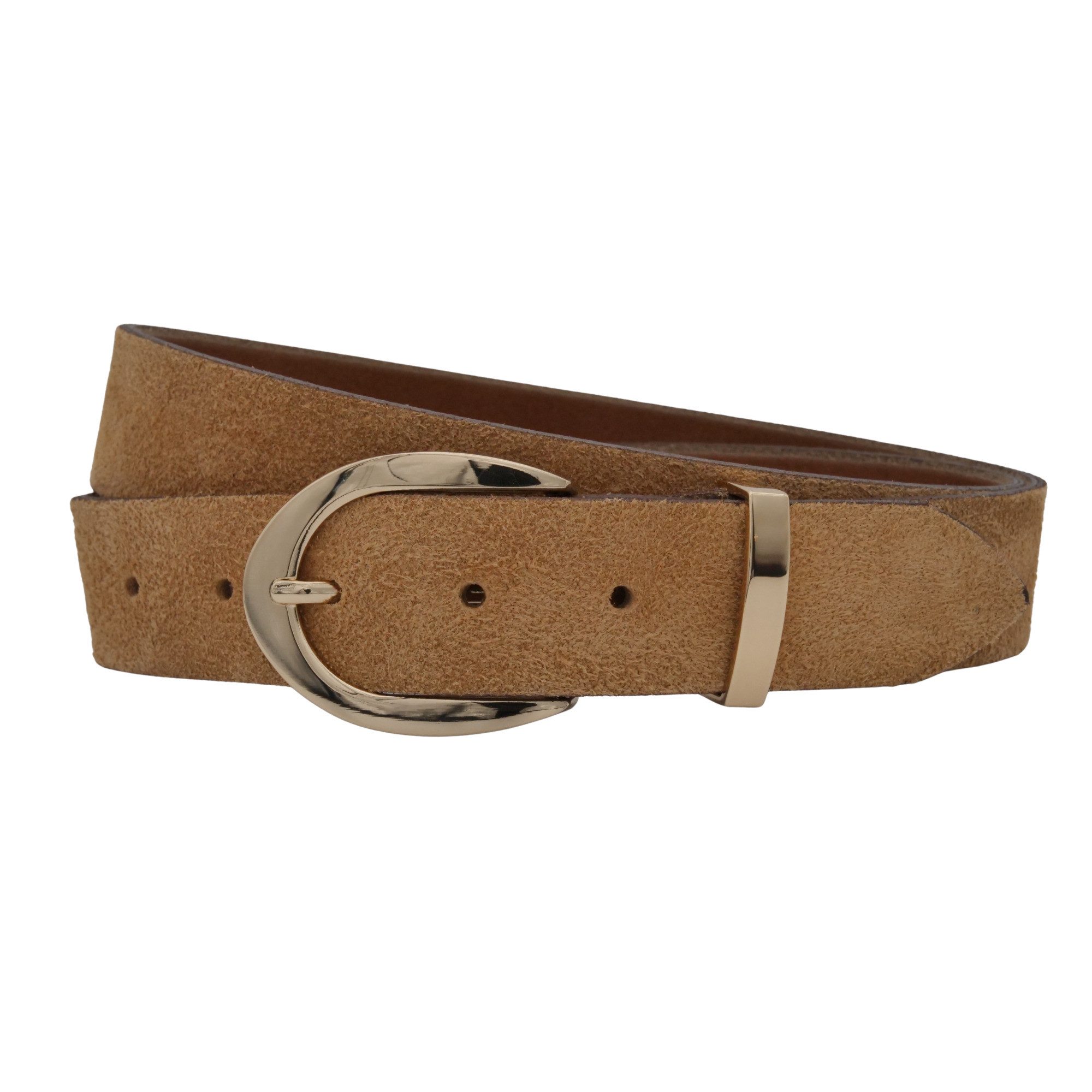 Ledergürtel AnnaMatoni Damen Ledergürtel in hochwertigem Velour Leder 3,5cm