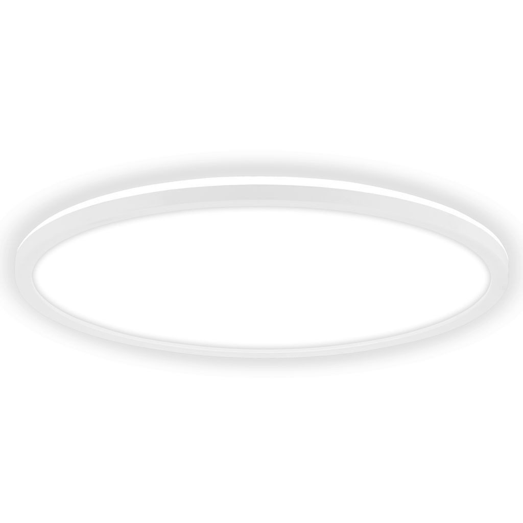 Briloner Leuchten LED Deckenleuchte LED Deckenlampe Dimmbar Indirektes Licht, LED fest integriert, 4000K - Neutralweiß, 42x3 cm, Wohnzimmer, Schlafzimmer, Flur, Küche