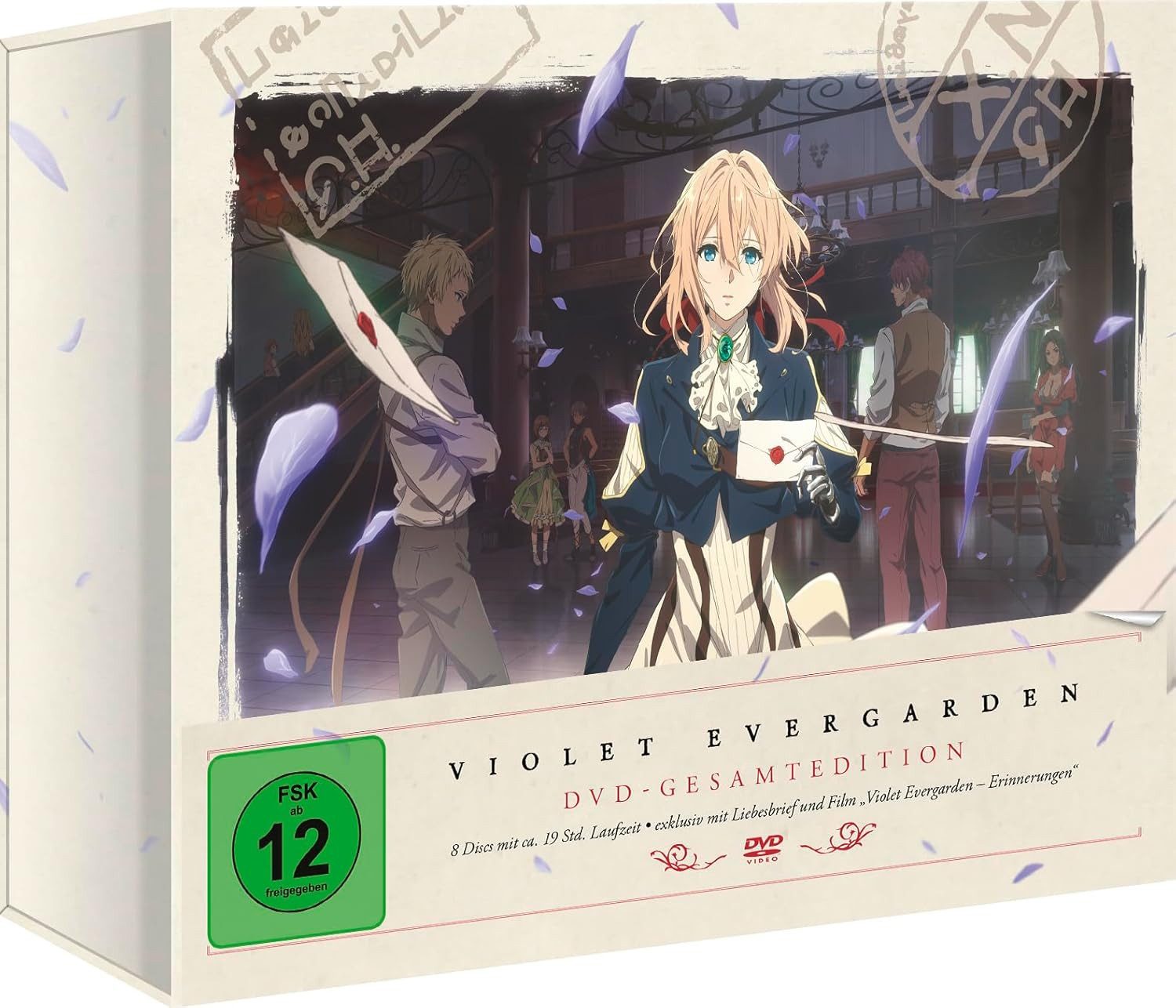 Leonine DVD Violet Evergarden Gesamtedition - Limited Collector's Edition, (Box-Set, 8-St), Komplette Serie + Extras