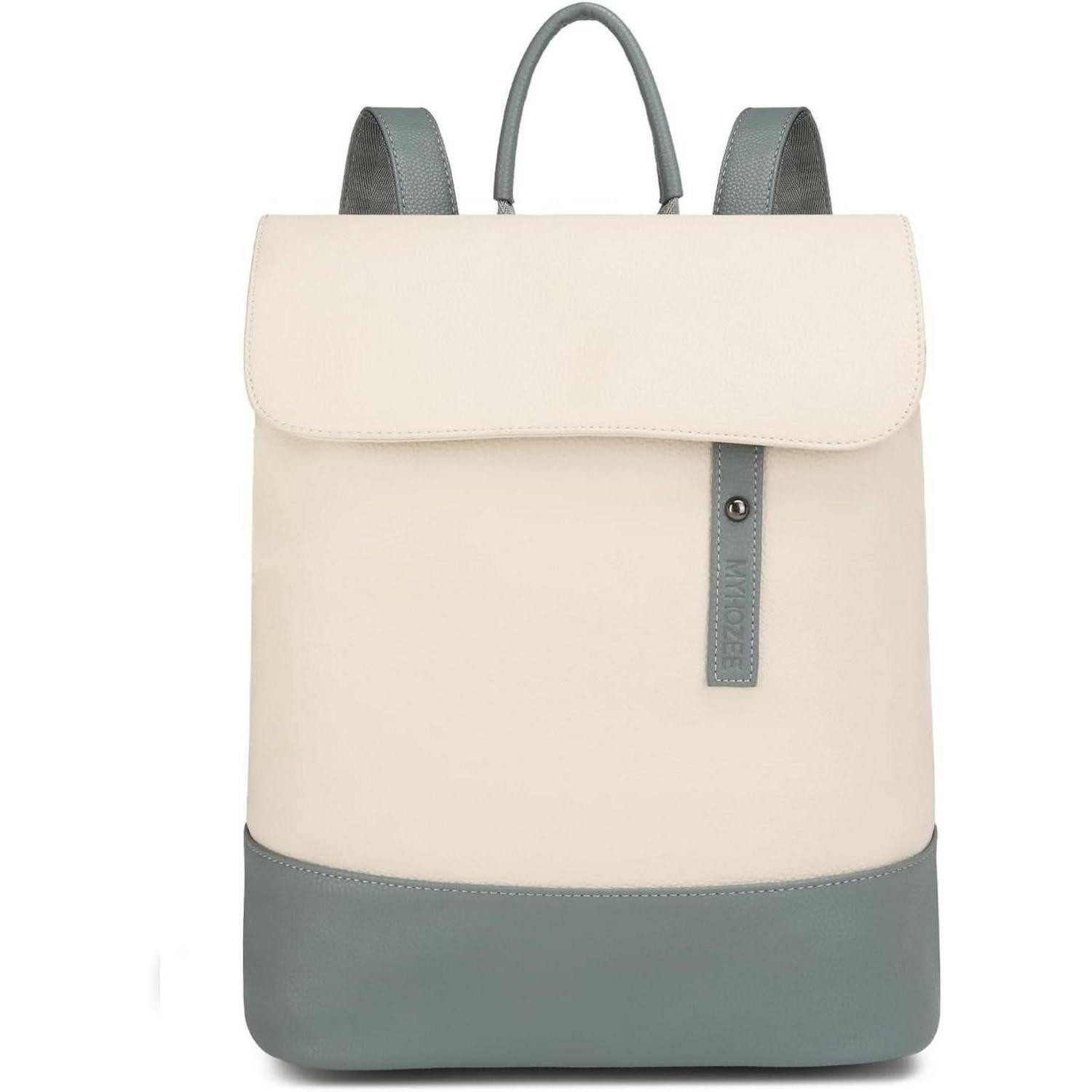 Cityrucksack Damen Cityrucksack Elegant Rucksack PU Leder Daypack 14 Zoll Backpack