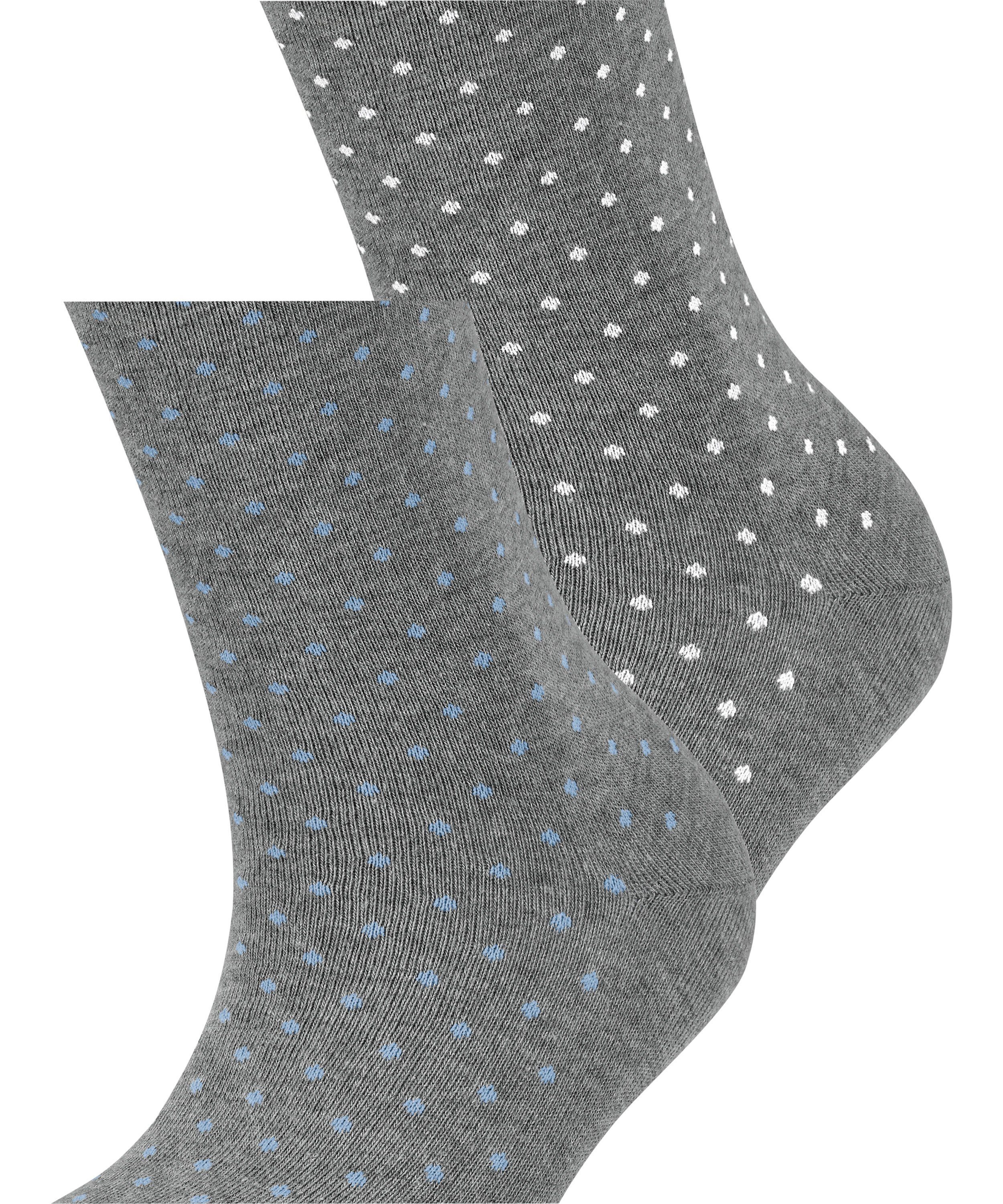 Esprit Socken Fine greymel. light (3390) 2-Pack Dot (2-Paar)