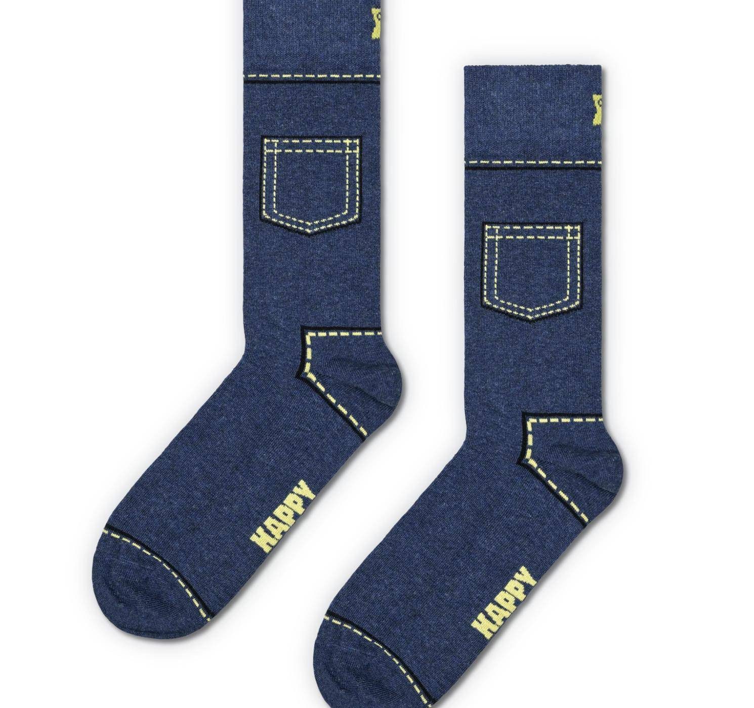 Happy Socks Freizeitsocken Denim Socken