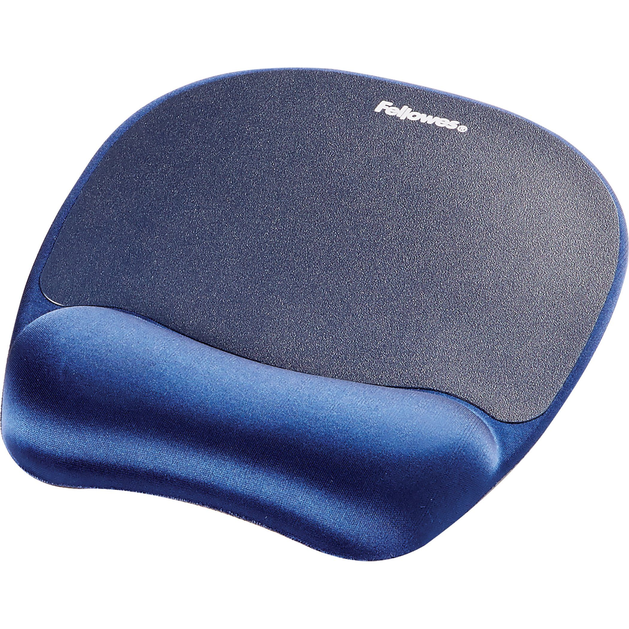 FELLOWES Tastatur-Handballenauflage 1 Handgelenkauflage Memory Foam mit Mousepad - saphir (1-St)