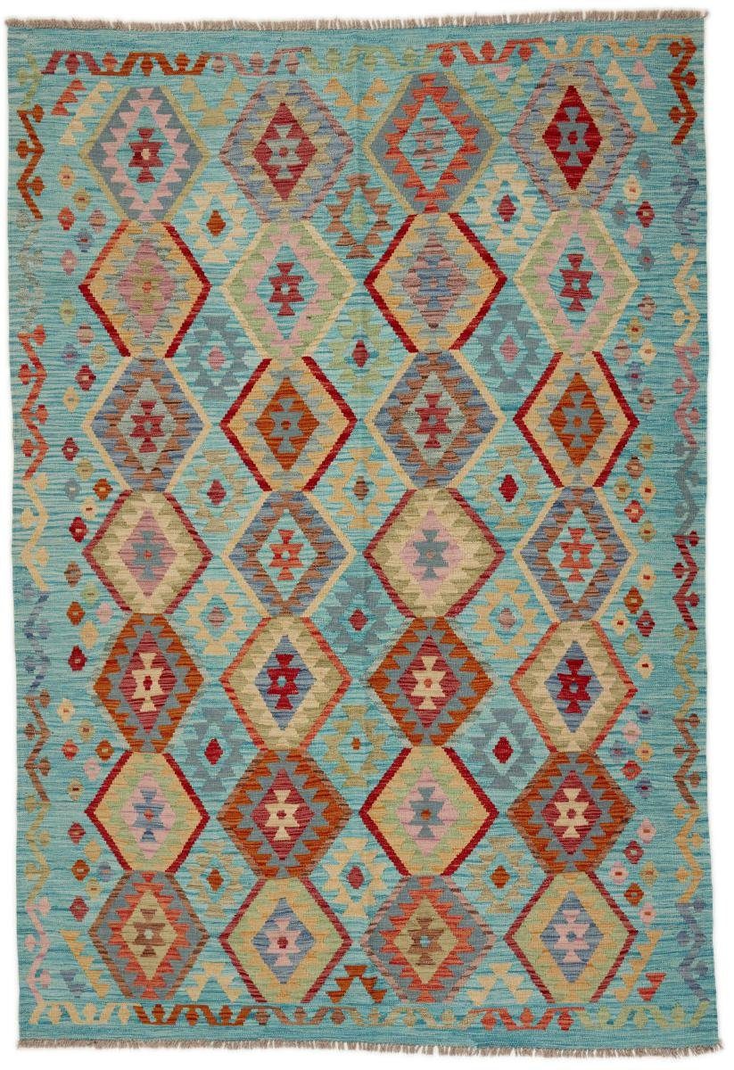 Orientteppich Kelim Afghan 177x255 Handgewebter Orientteppich, Nain Trading, rechteckig, Höhe: 3 mm
