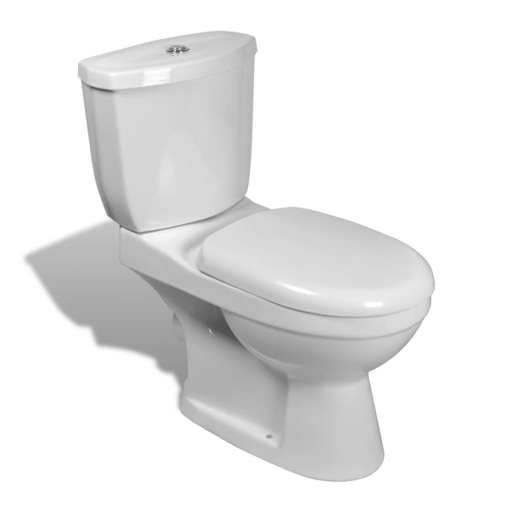 DOTMALL Tiefspül-WC KomplettSet, Abgang senkrecht, Doppelspülmechanismus günstig online kaufen
