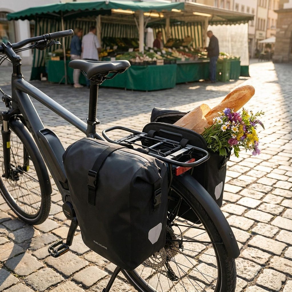 racktime Fahrrad-Gepäckträger Racktime Gepäckträger Eco Tour 28 Zoll schwarz - Aluminium-Systemträge