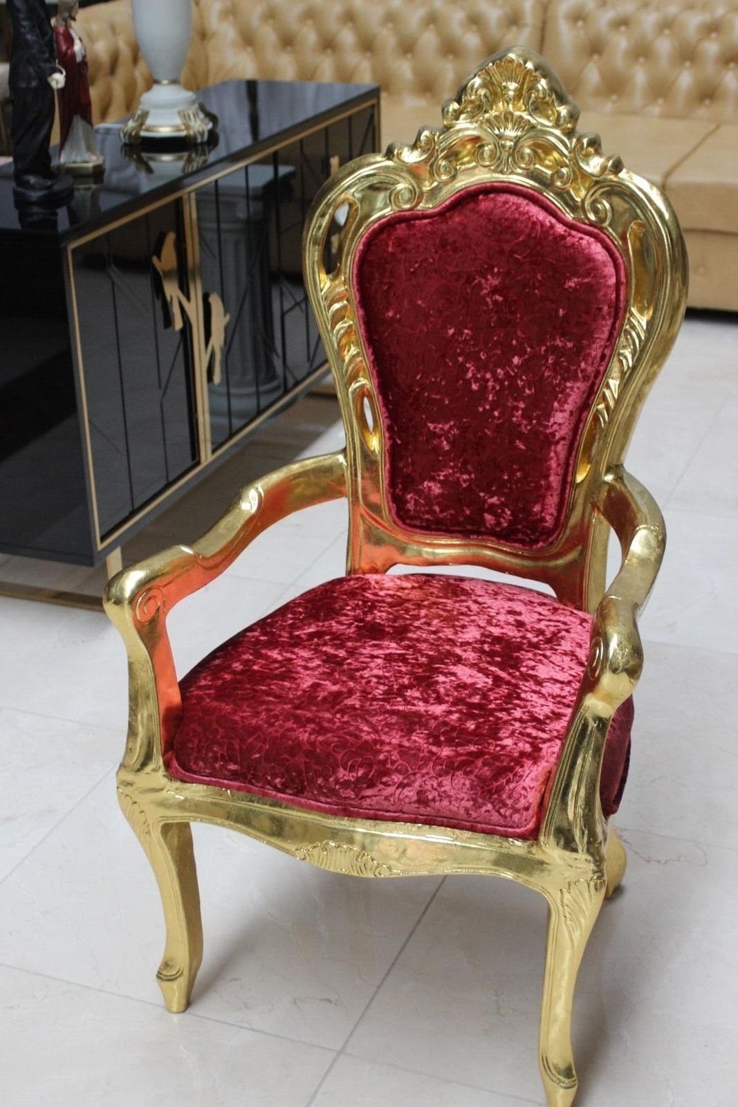 Lehnstühle Sofort Stuhl, Klassische Esszimmer Luxus Holz Stuhl Neu JVmoebel