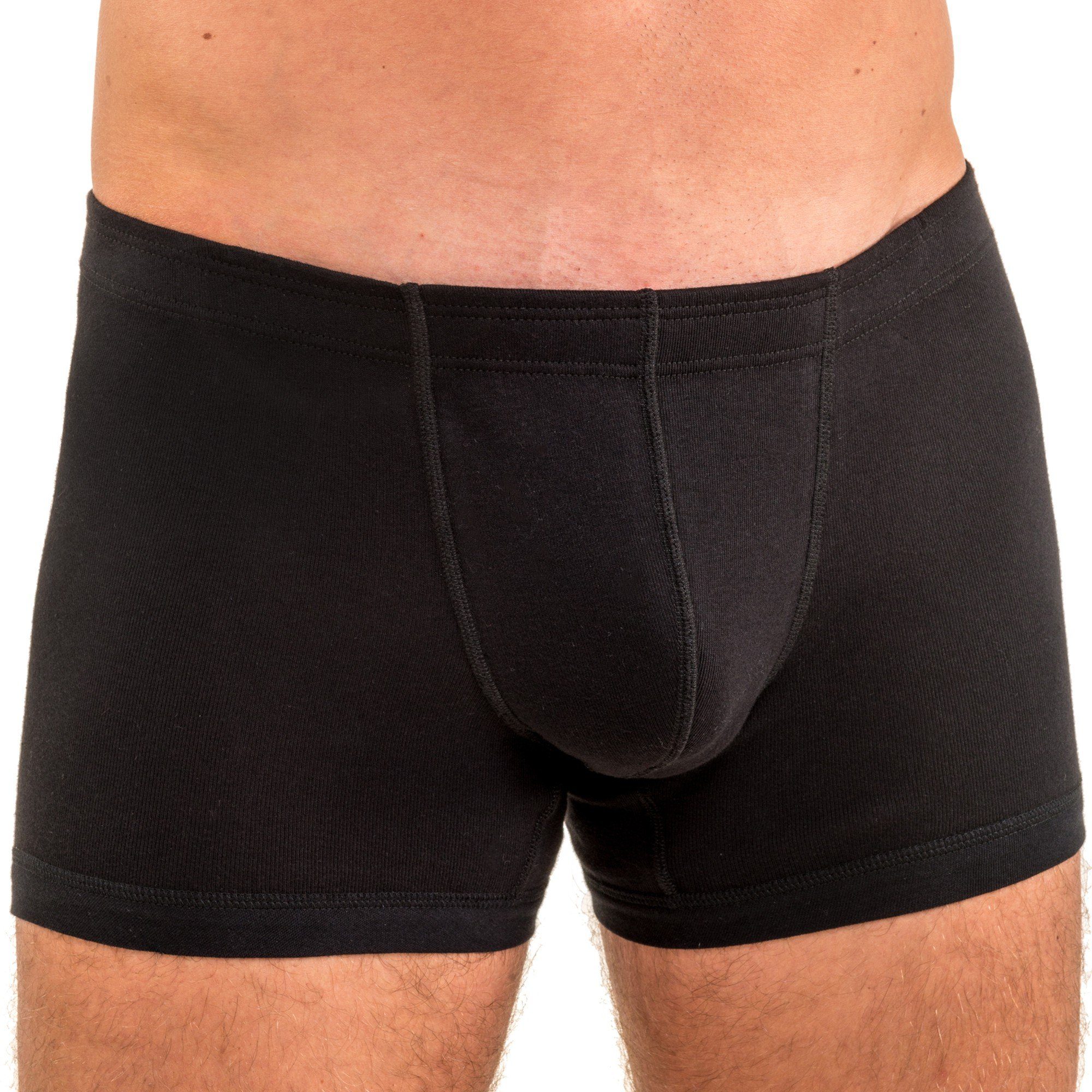 HERMKO Retro Boxer 3901 Bio-Baumwolle Pant mit elastischem Börtchen Dehnbund ohne Eingriff