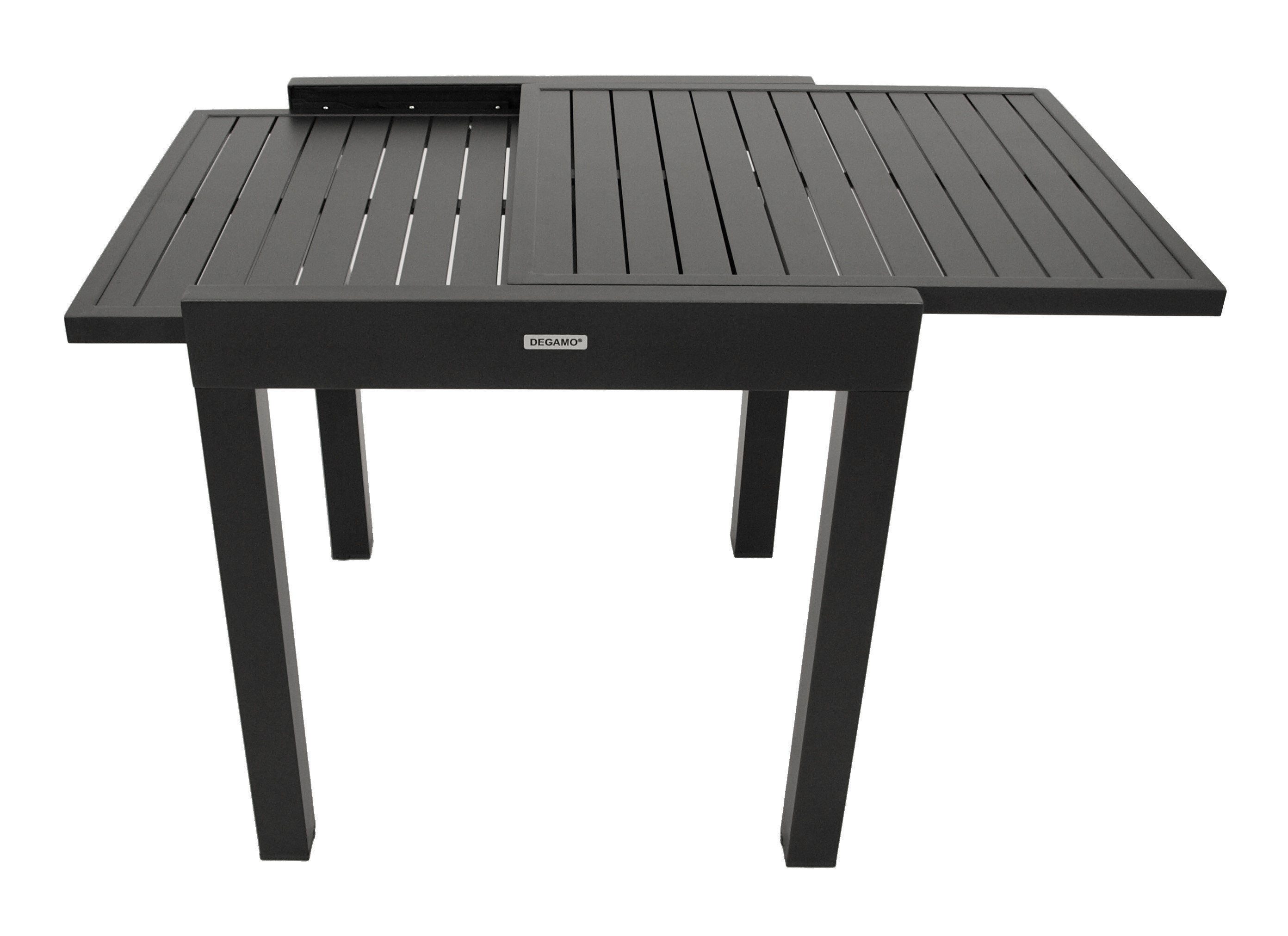 DEGAMO Gartentisch ALCUDIA, ausziehbar 70/140x70cm, Aluminium günstig online kaufen