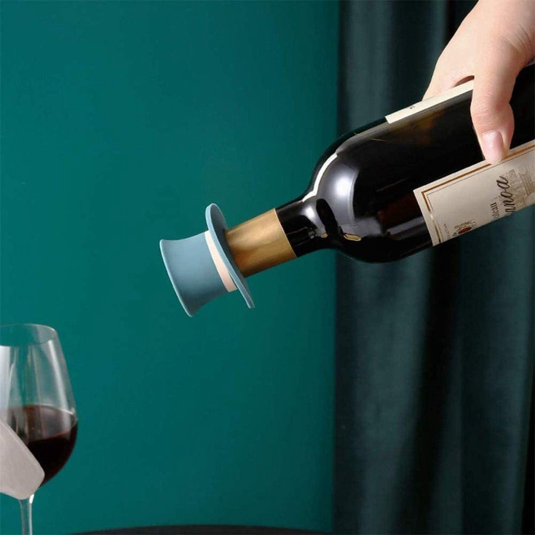 Weinflaschenverschlüsse TUABUR aus Interessante Schnurstopper Silikon. Weinkorken