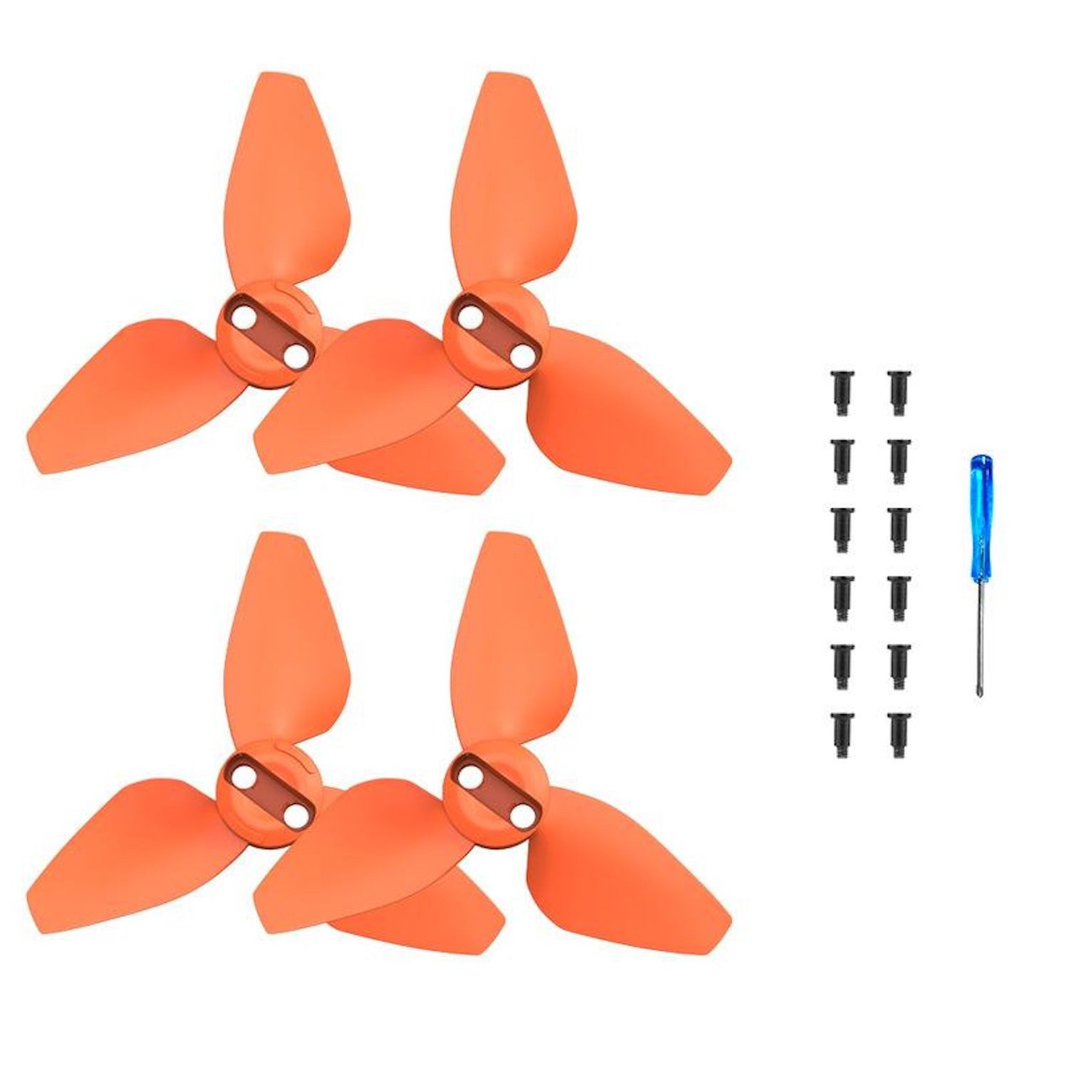 Für DJI Neo Drohne BRDRC 2 Paar Farbenfrohe Ersatz Propeller Orange Zubehör Drohne