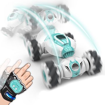 kinspi RC-Auto Ferngesteuertes Autospielzeug,Geste Induktion rotierendes Stuntauto