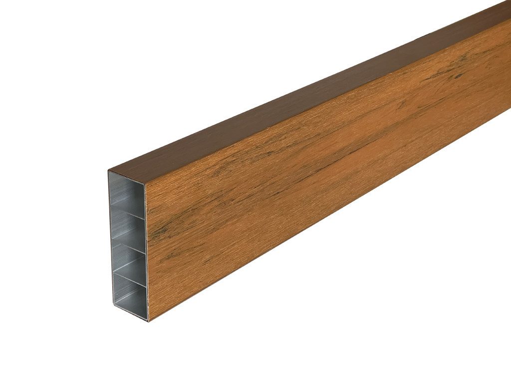 Outgarden Wandpaneel Outgarden WPC Fassadenprofil WPC Profil Teak Außenfassade, BxL: 15x300 cm