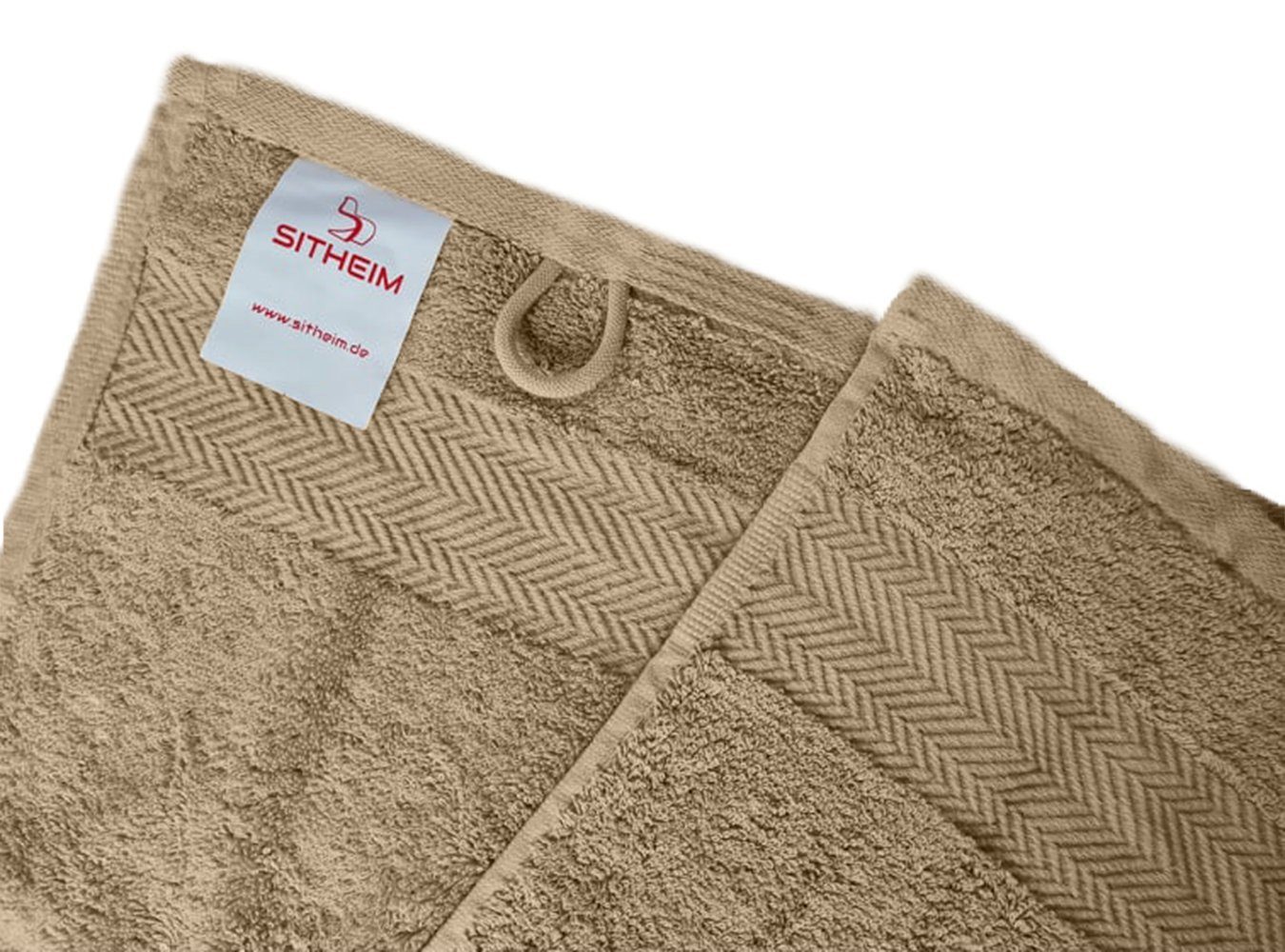 Sitheim® Handtuch Set KING TUT Handtücher 100% ägyptischer Baumwolle 4-teiliges Handtuchset, ägyptischer Baumwolle, (Spar-Set, 4-tlg), Edel, kuschelweich, langl – Bild 5 von 5