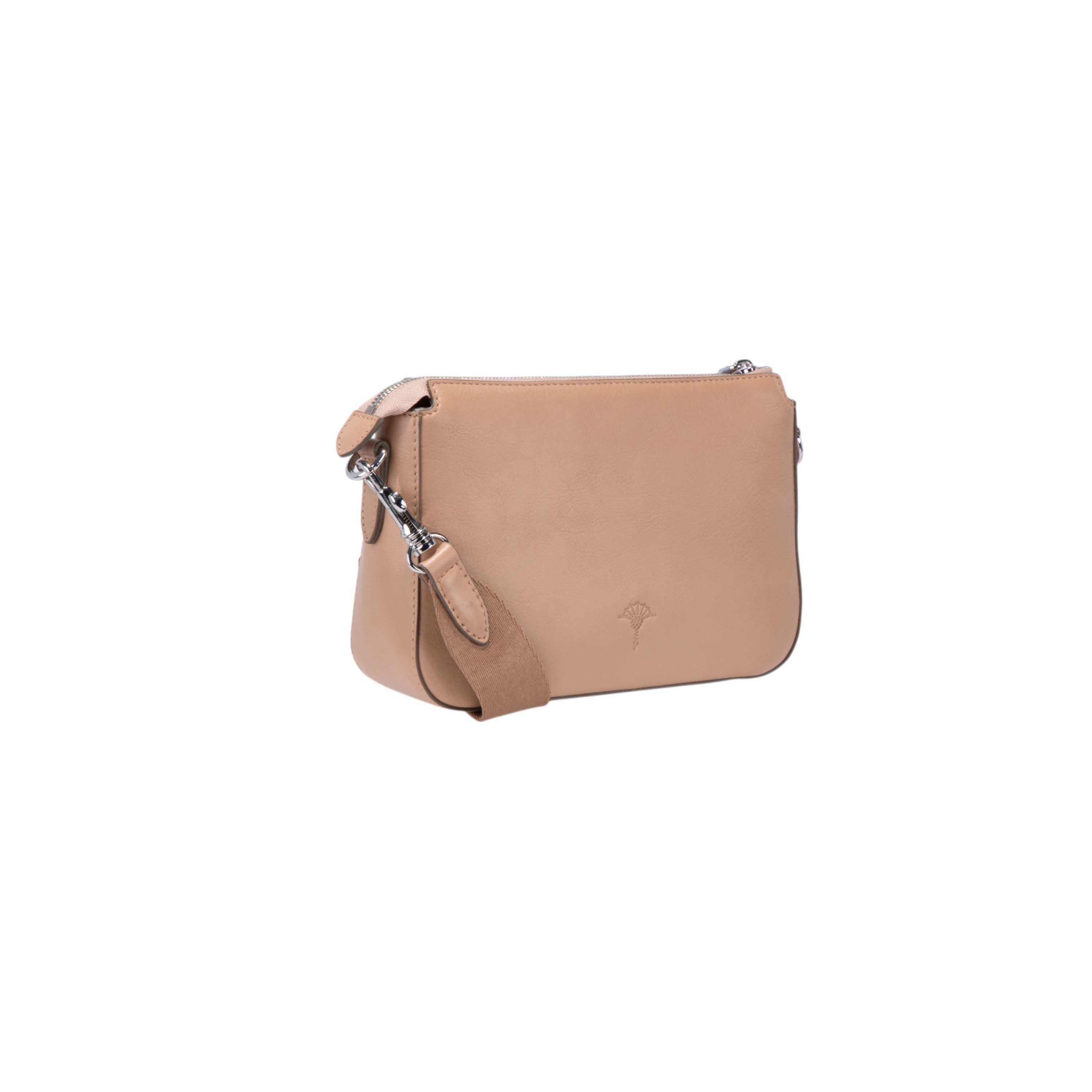 JOOP! Umhängetasche sofisticato 1.0 jasmina shoulderbag shz, Damen Handtasche, Schultertasche mit Logoprägung
