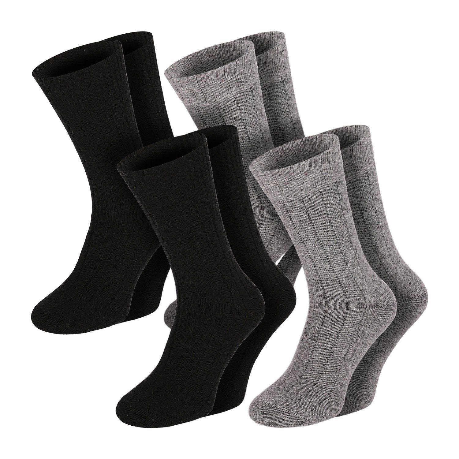 Chili Lifestyle Strümpfe Socken Winter Merino Wolle Damen Herren Extra Warm Super Soft 4 Paar | Strümpfe
