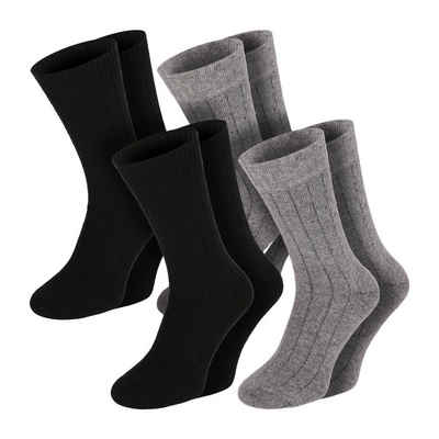 Chili Lifestyle Strümpfe Socken Winter Merino Wolle Damen Herren Extra Warm Super Soft 4 Paar