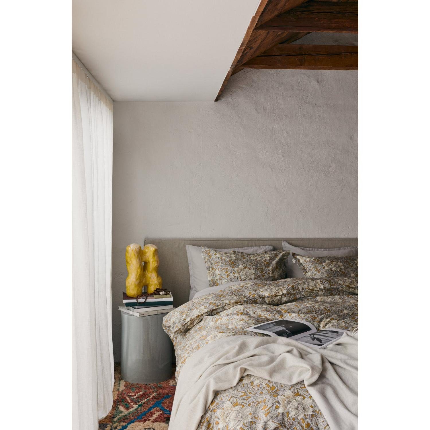 Gant Bettwäsche Gant Home Einzelbettbezug mit Reißverschluss Floral Sateen Blue