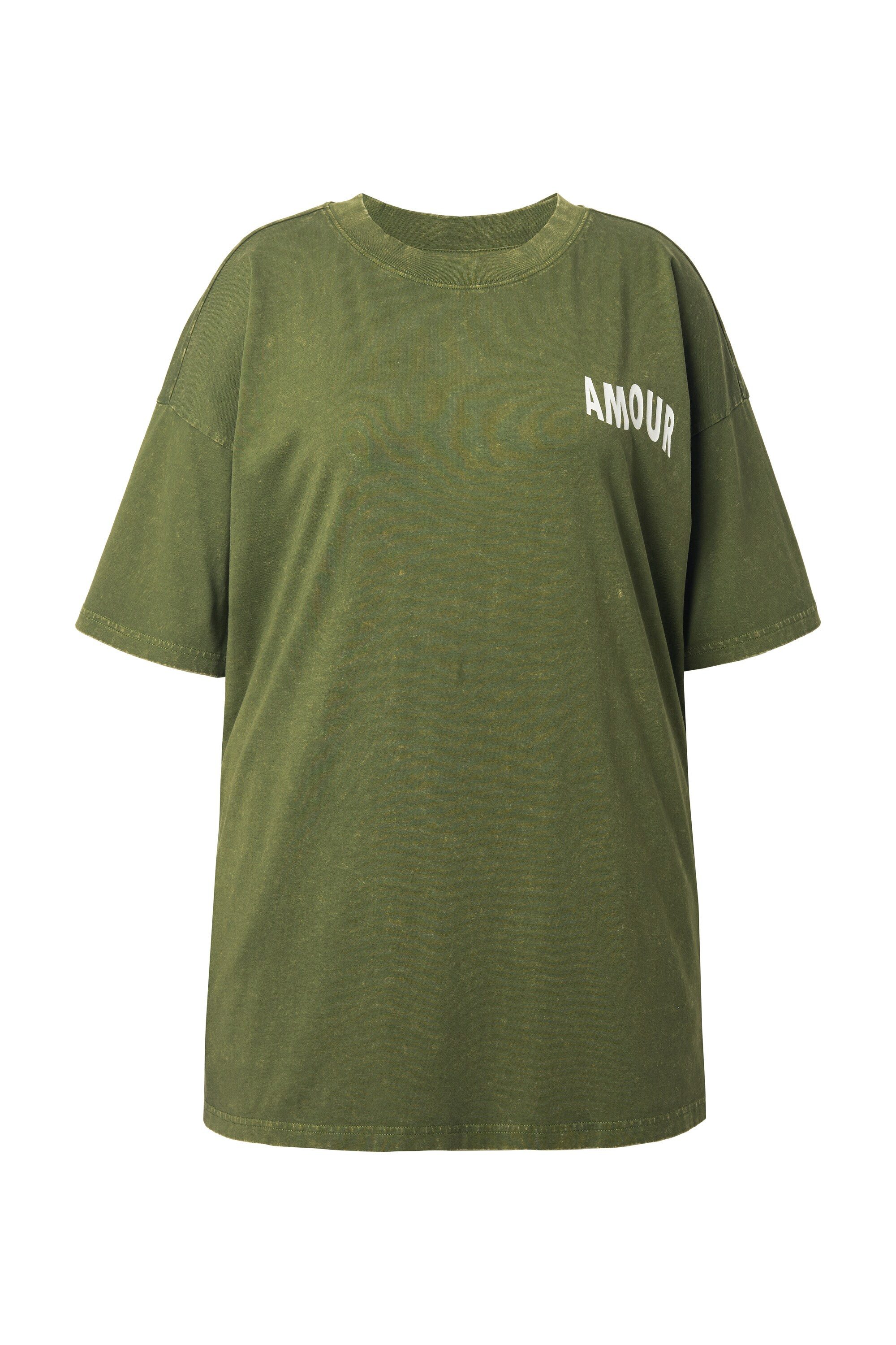 Studio Untold T-Shirt T-Shirt oversized acid washed AMOUR-Rückenprint günstig online kaufen