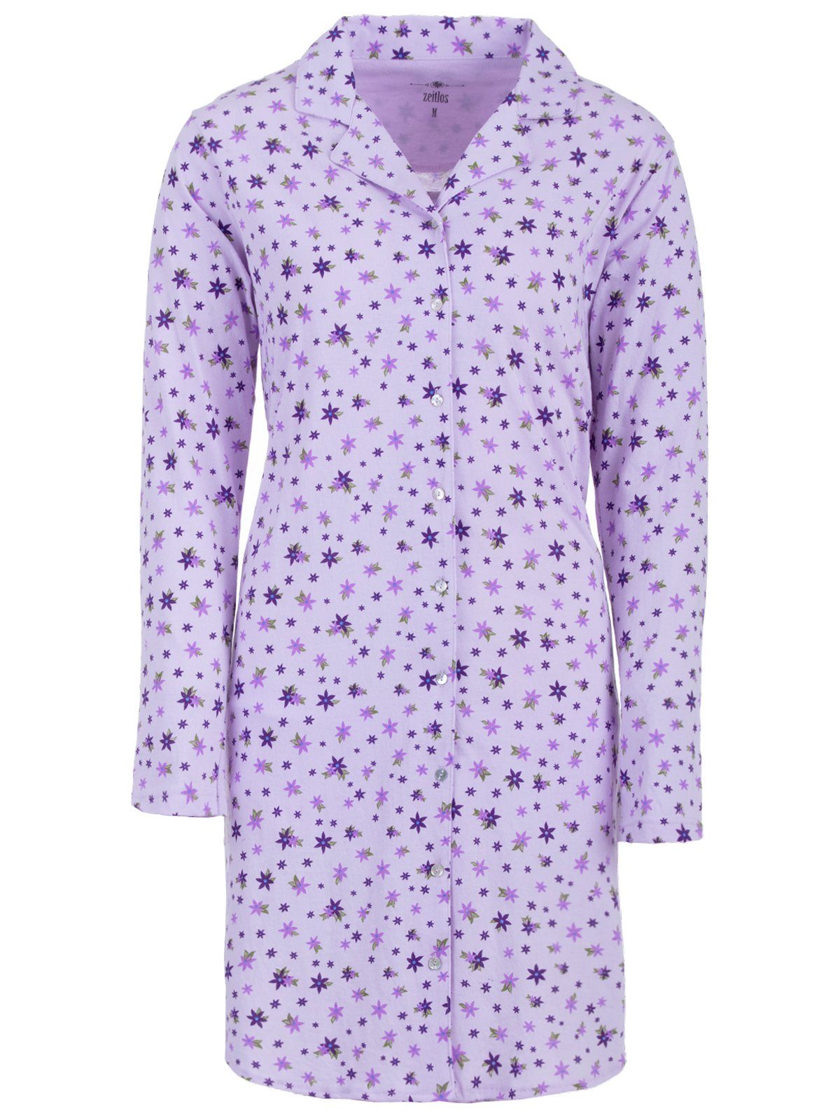 zeitlos Nachthemd Nachthemd Langarm - Sternblumen günstig online kaufen