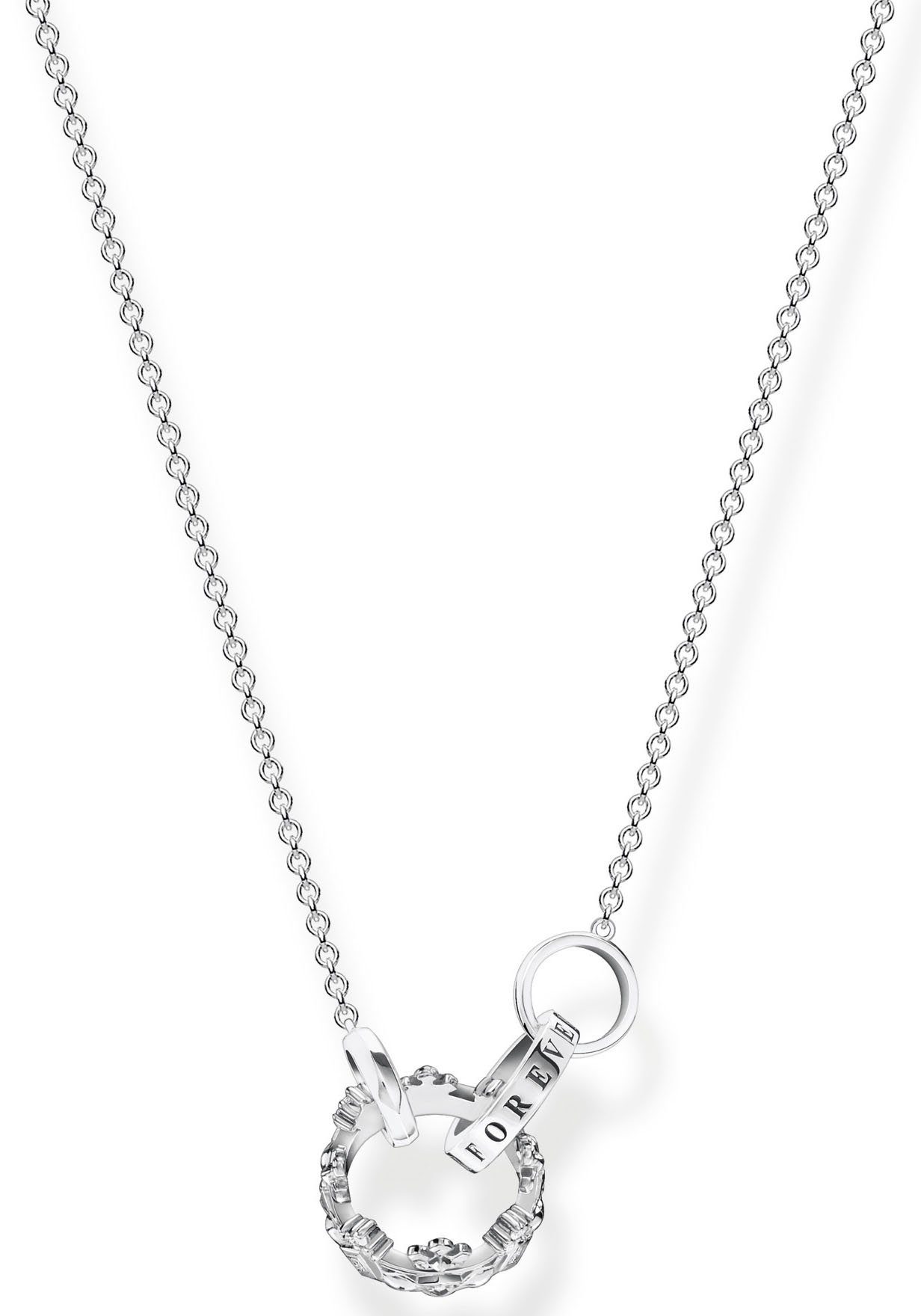 THOMAS SABO Kette mit Anhänger Krone, K...