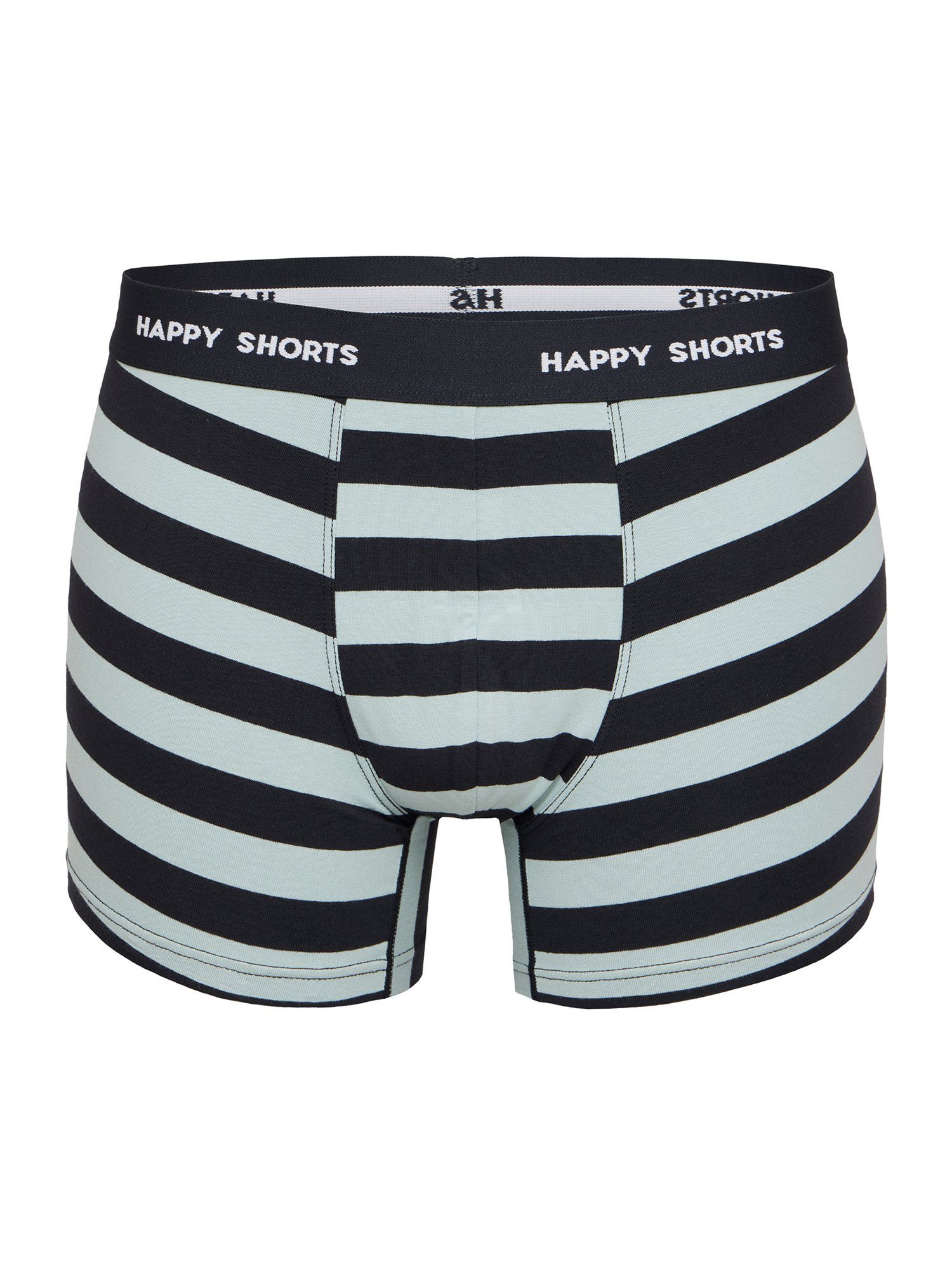 Retro-shorts HAPPY unterhose (2-St) Dusty Trunks Retro-Boxer Mint Retro Pants SHORTS Blockstripe
