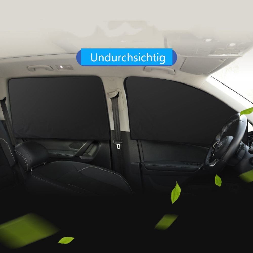 Zamboo - Universal Sonnenschutz fürs Auto mit Vorhang-Funktion & UV-Schutz  - Anthrazit 