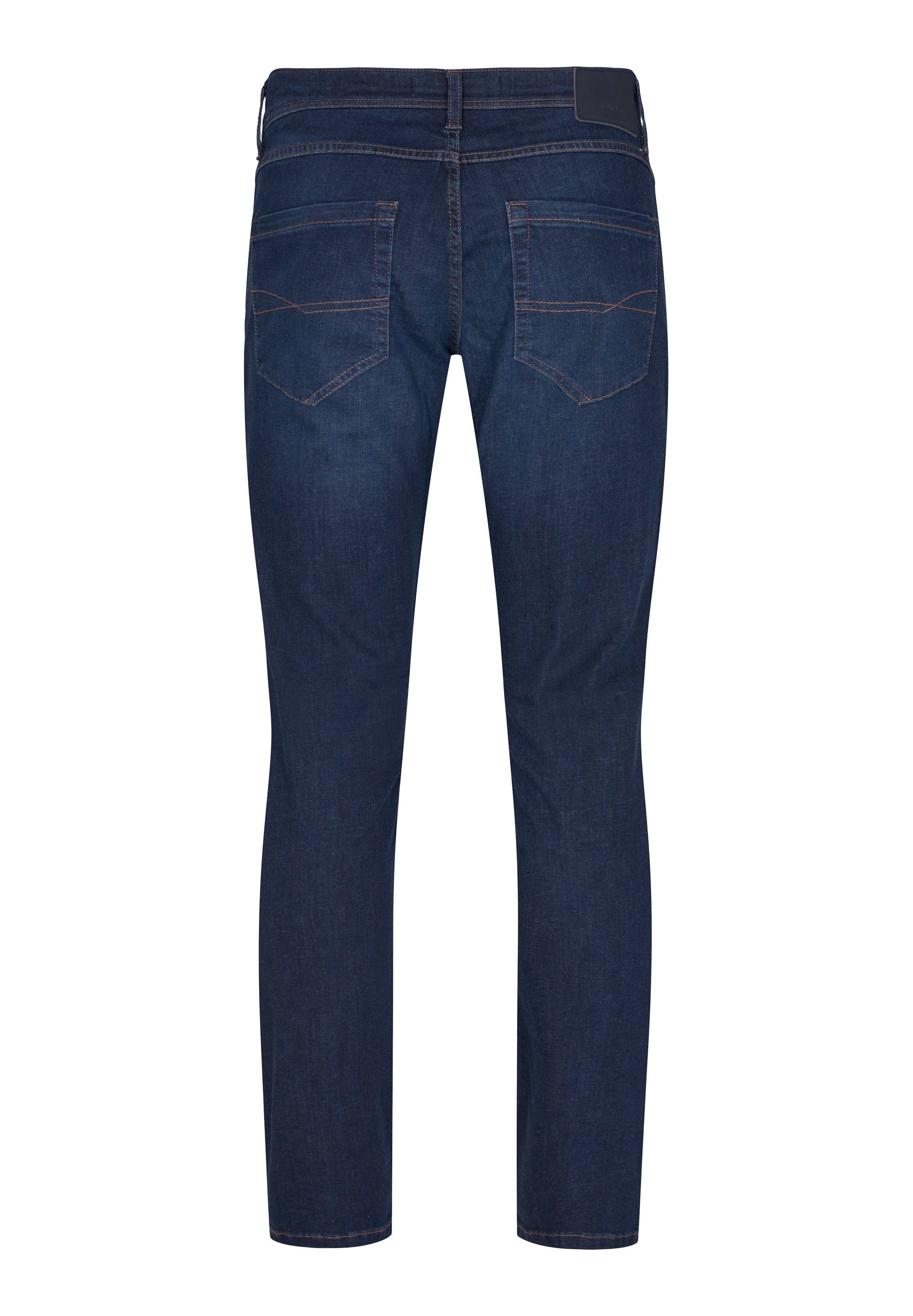 Fit Straight-Jeans dark SUNWILL Fitted Super blue in Stretch