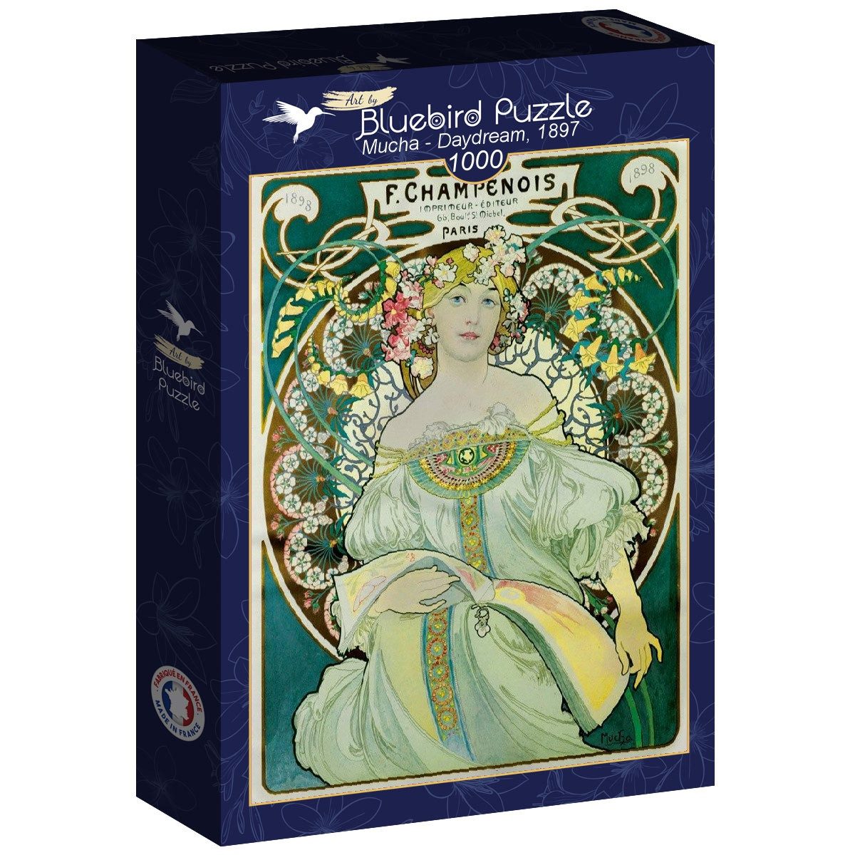 Bluebird Puzzle Puzzle Mucha - Daydream, 1897, Puzzleteile günstig online kaufen