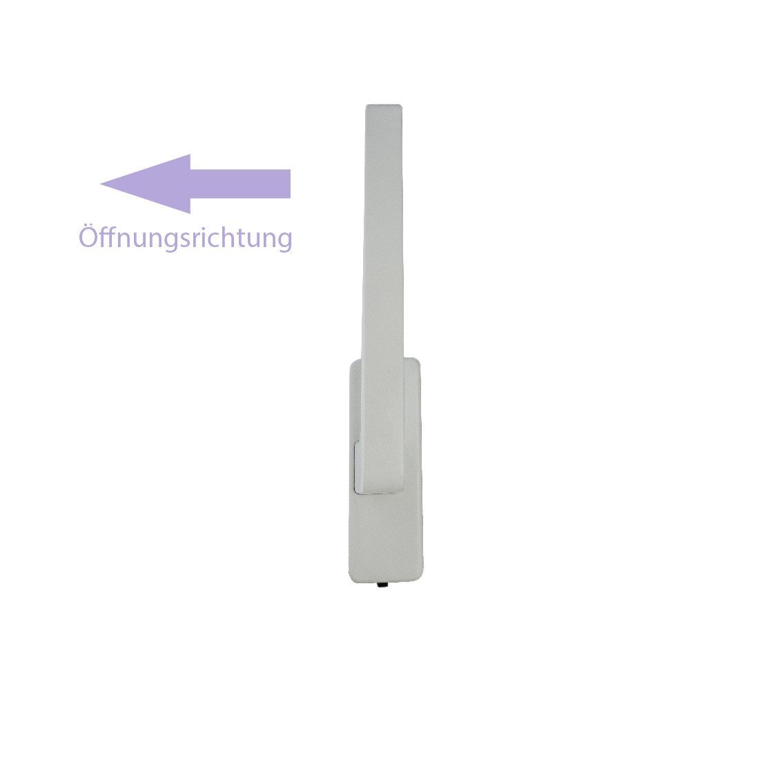 Fensterbeschlag GU 966 Drehgriff K-12920-00-R-7 rechts weiss 34225